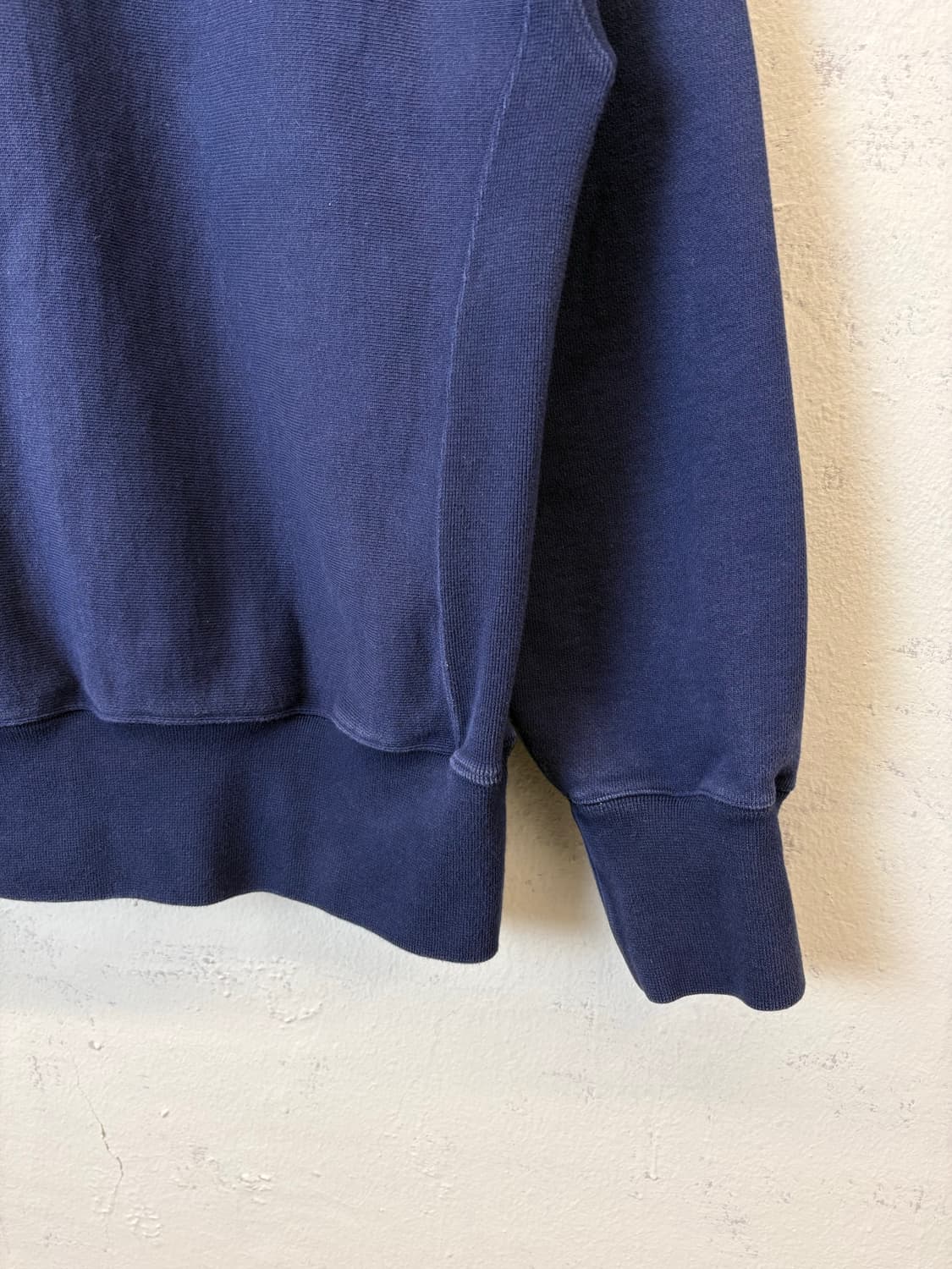 아웃스탠딩 헤비 스웻 맨투맨 네이비 상품이미지3