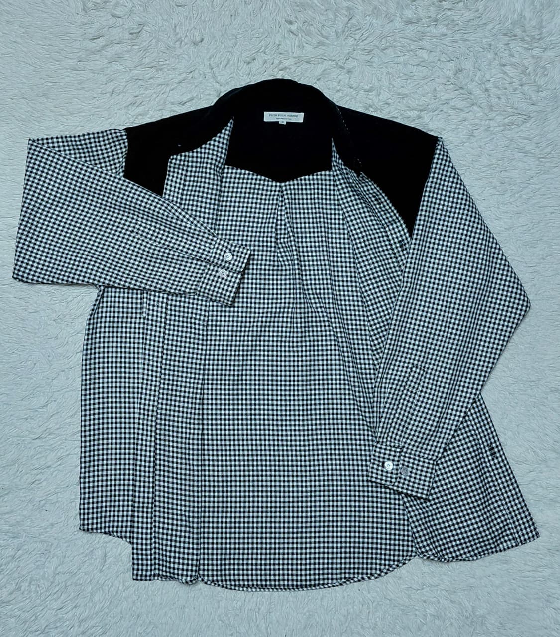 PUSH POUR HOMME 깅엄체크 웨스턴 셔츠 M 상품이미지2