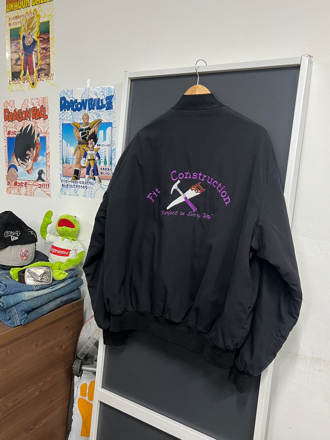 American Vintage 올드스쿨 봄버 바시티 자켓 상품이미지9