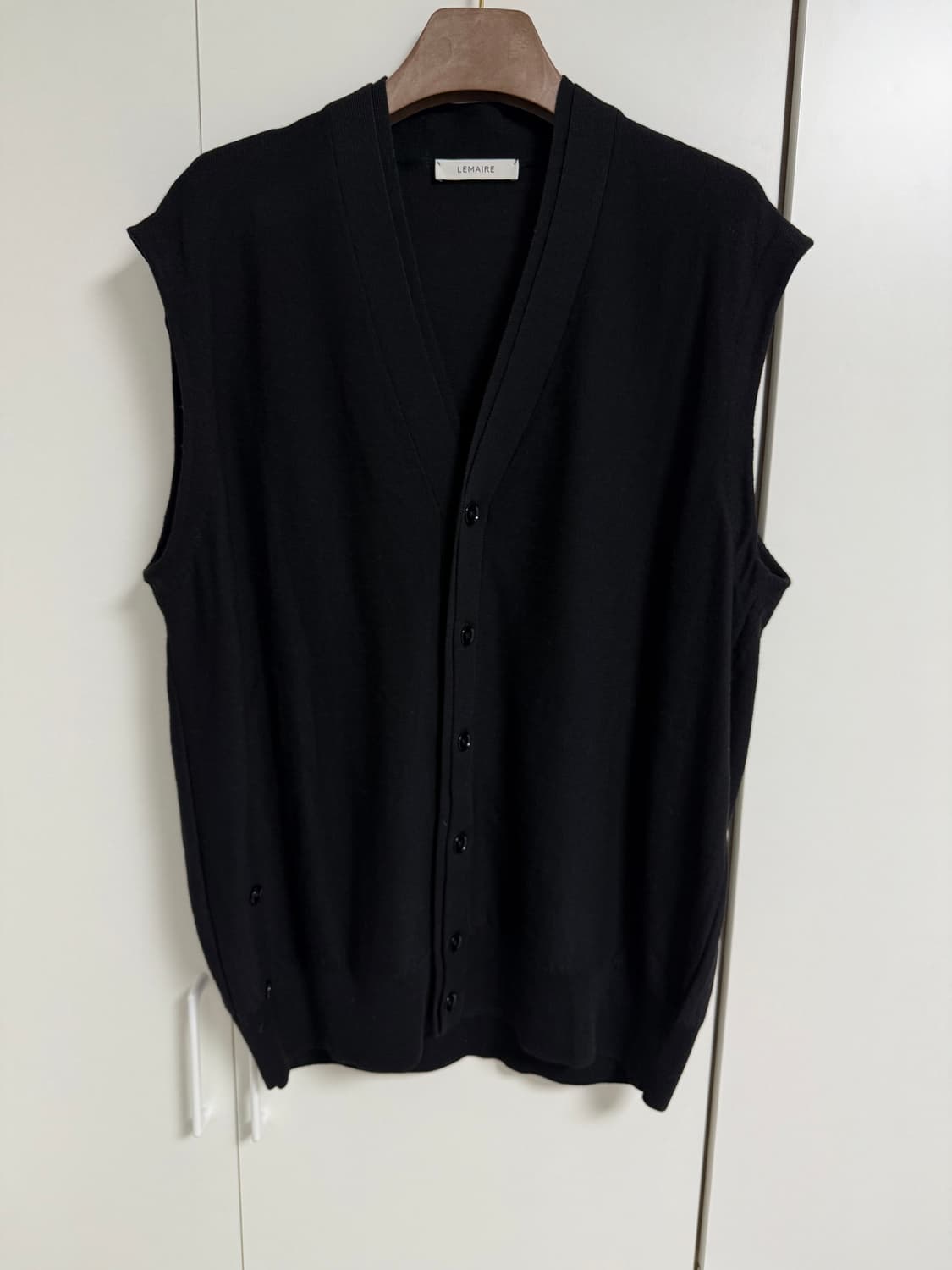 Lemaire 르메르 니트 브이넥 베스트 상품이미지2