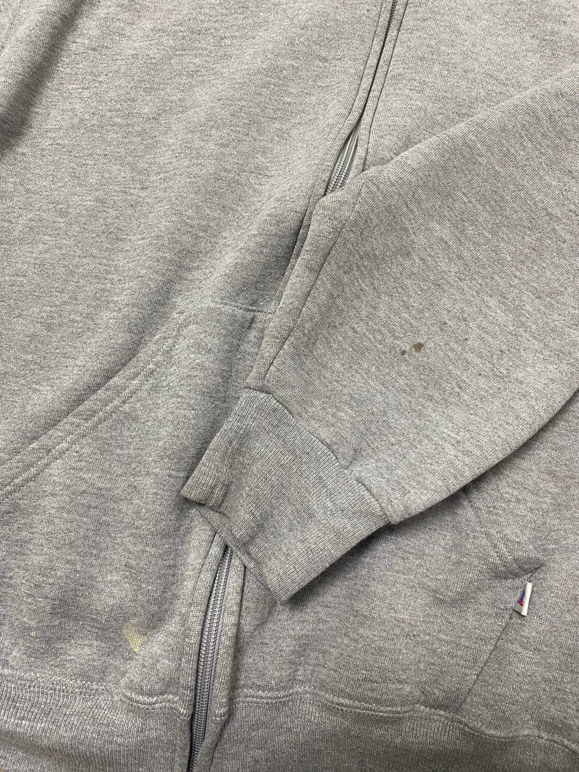 90s 러셀 후드집업 그레이 xl 상품이미지5