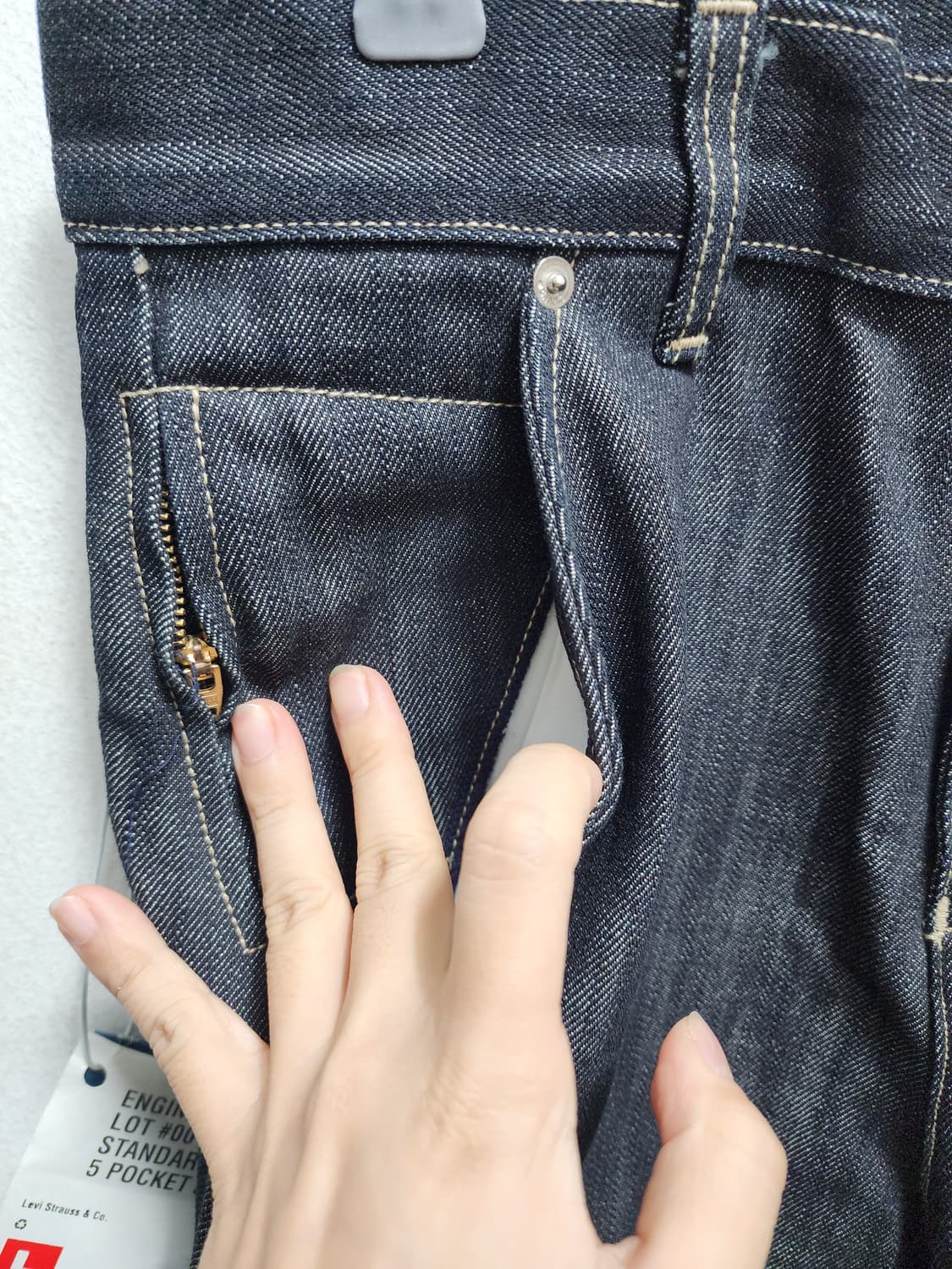 (새상품) 리바이스 엔지니어드 USA 생지 청바지  상품이미지6