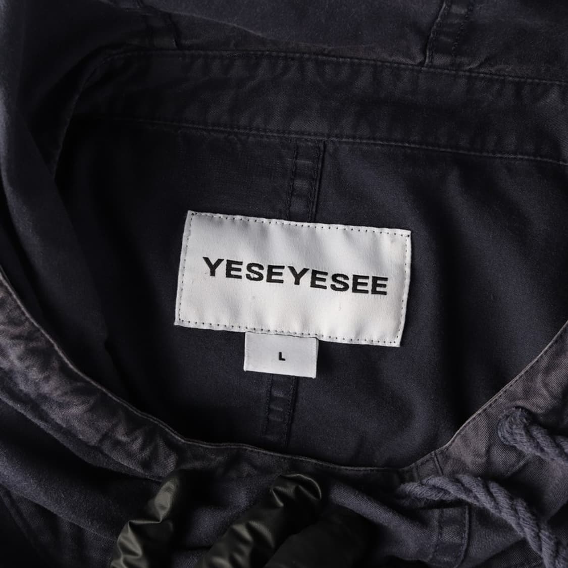 YESEYESEE 네이비 코튼 아노락 후드 L 상품이미지5