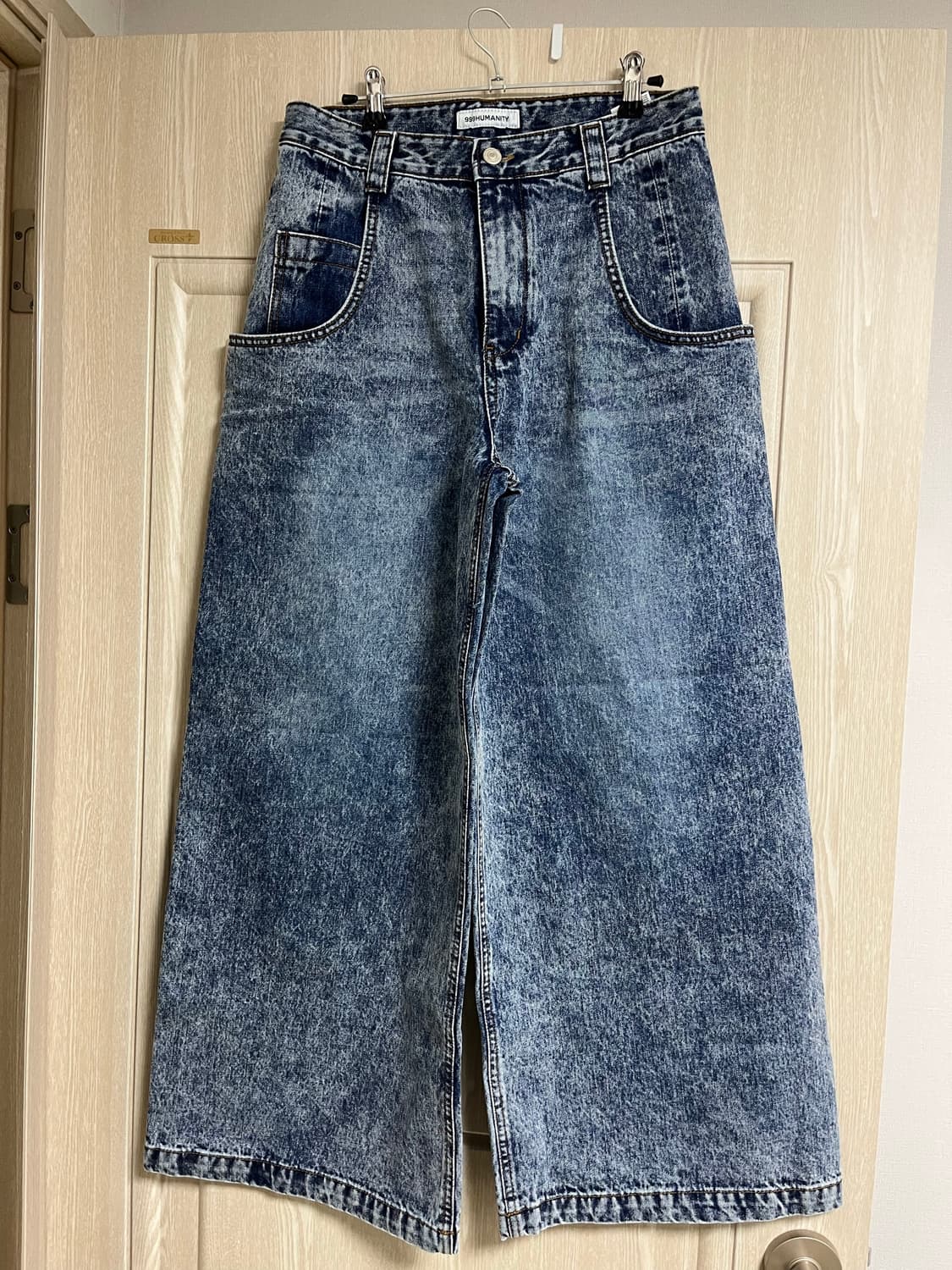 999휴머니티 빅 포켓 배기 데님 팬츠(0 size) 상품이미지2