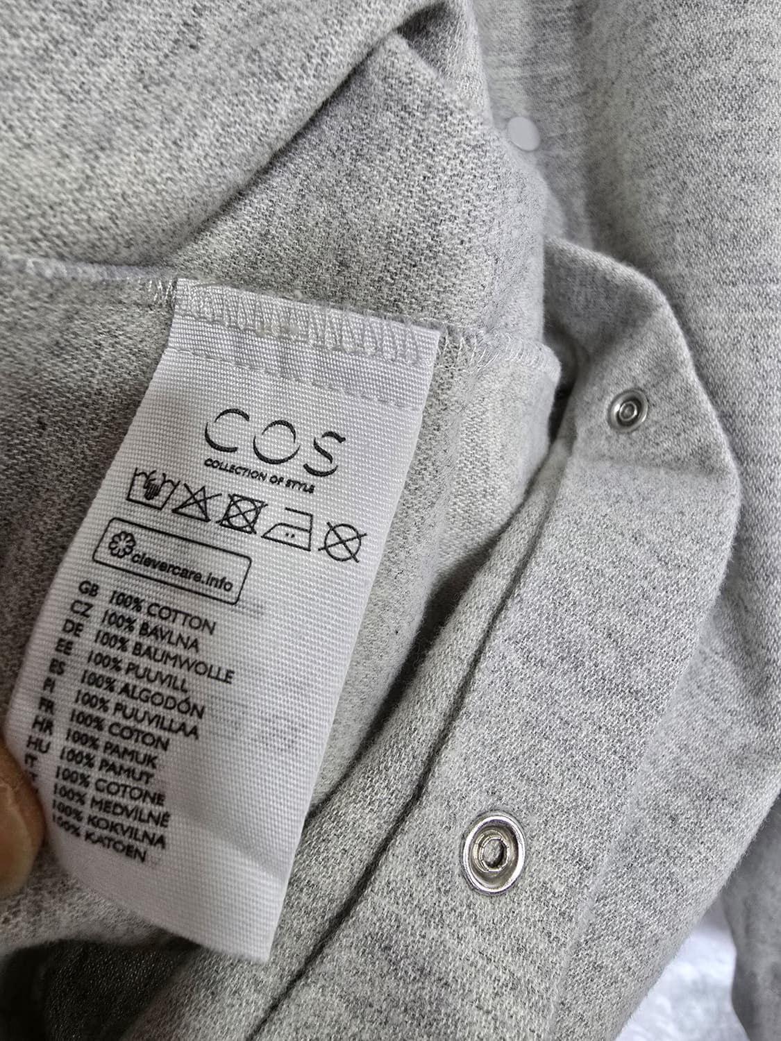 COS 코스 그레이 셔츠 (1827) 상품이미지4