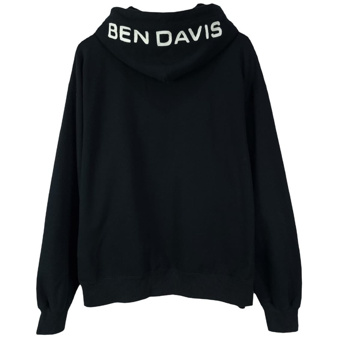 [벤데이비스] 빅로고 오버핏 후드티 블랙 M18602 상품이미지3