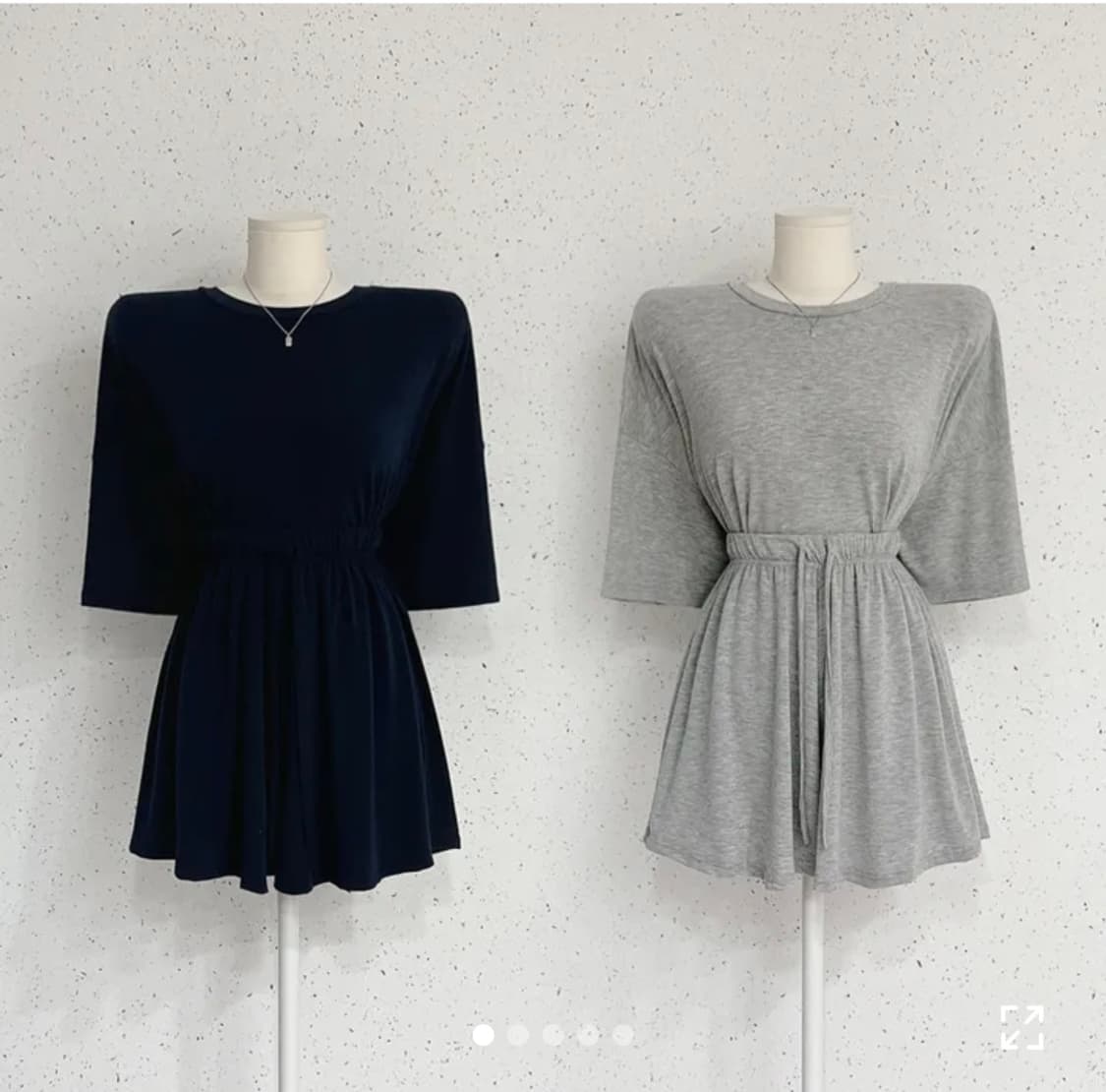 블랙 투피스 세트 상품이미지3