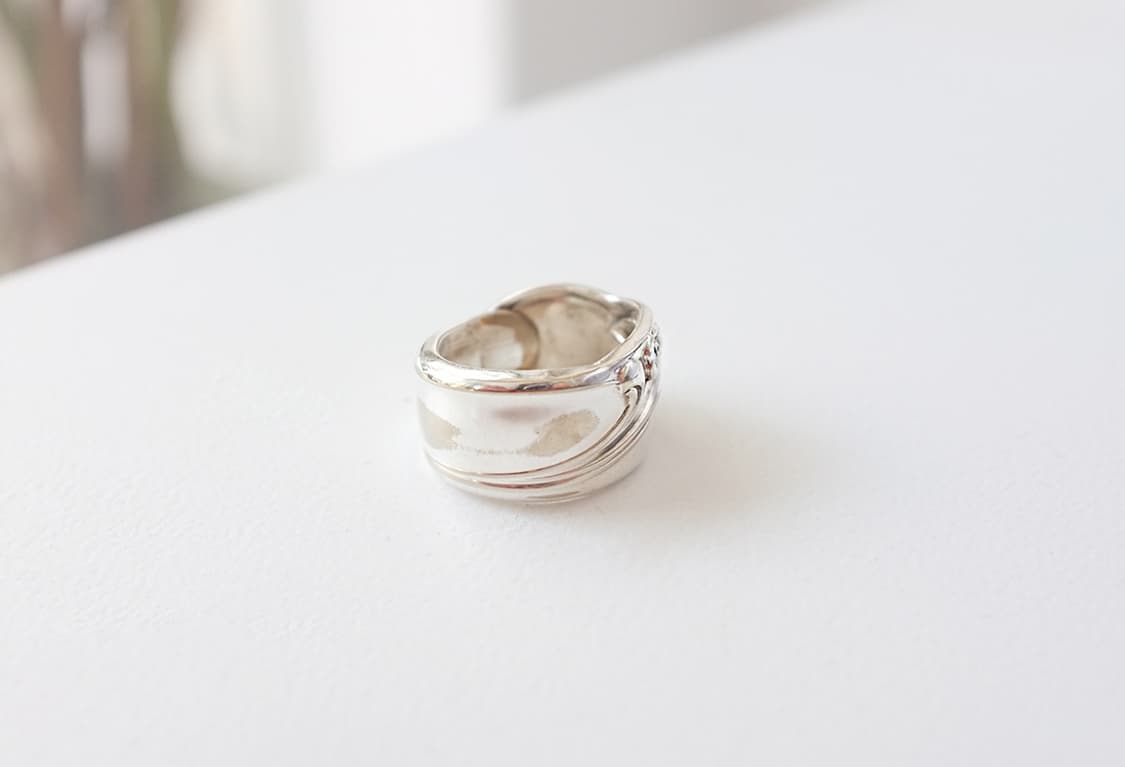 1950s 빈티지스푼으로 제작된 빈티지반지 스푼링 101680 상품이미지4