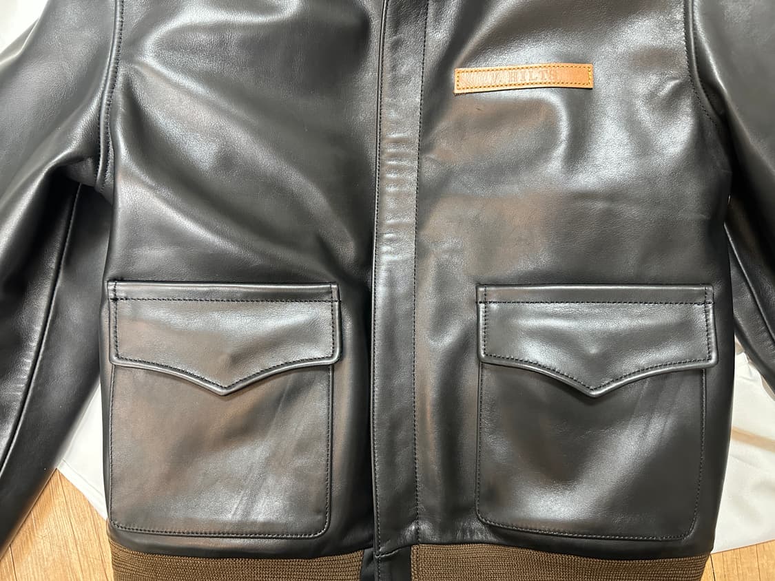 A2 카우스킨 레더 소가죽 자켓 상품이미지4