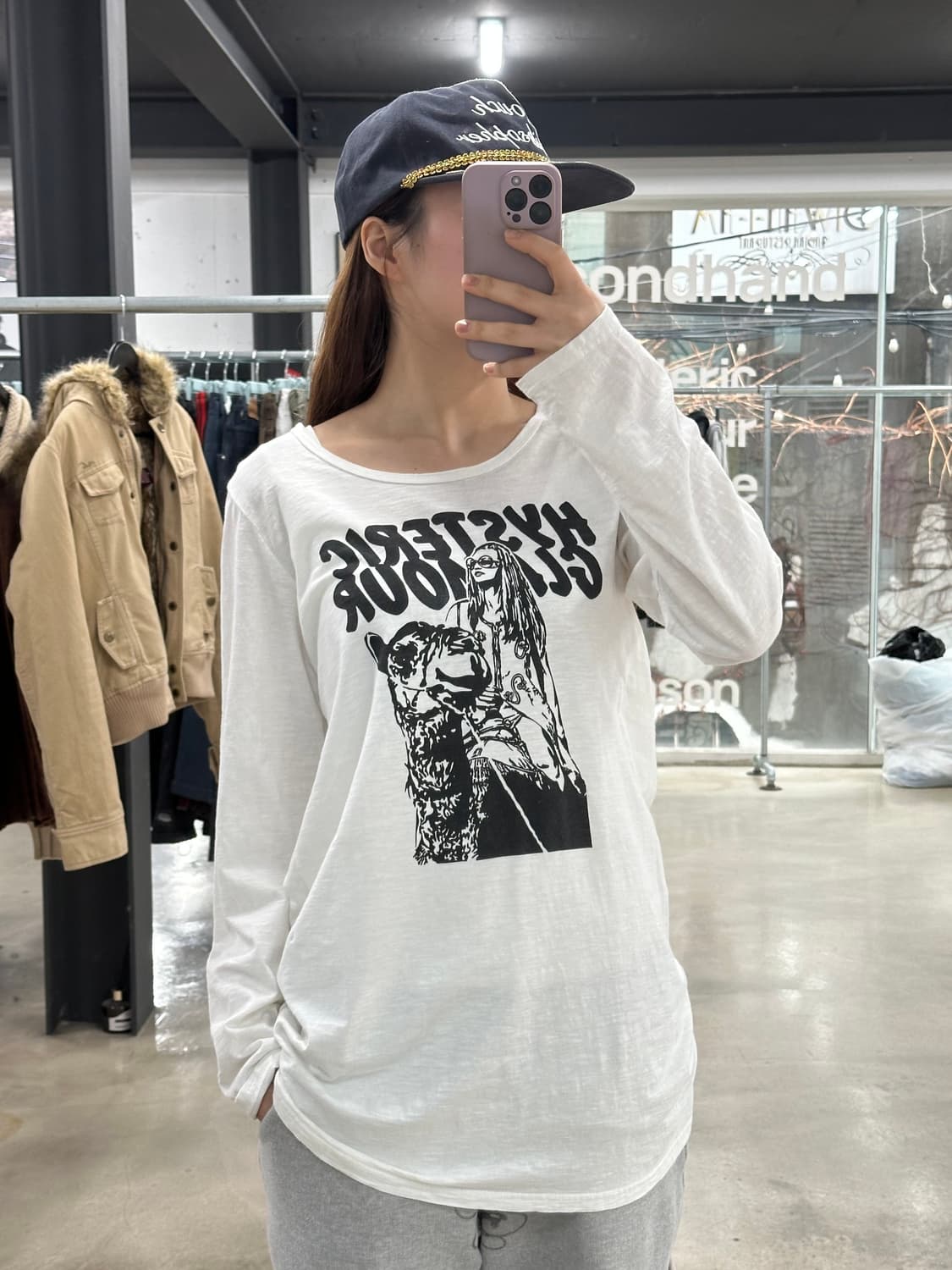 히스테릭글래머 Dizzy&Milky 롱슬리브 긴팔티 상품이미지2