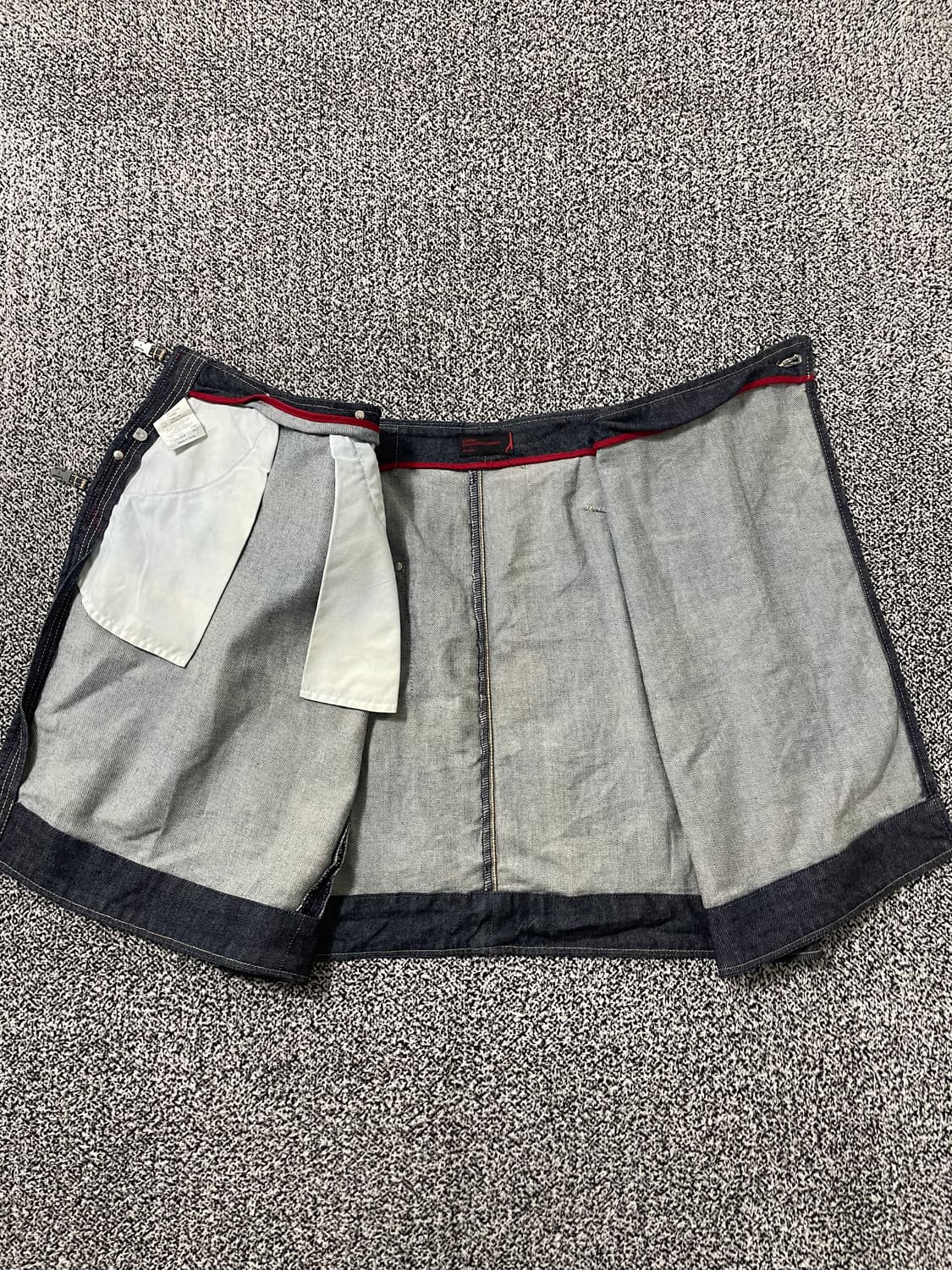 빈티지9. 리바이스 엔지니어드 진 데님 랩 스커트 청치마 미니 스커트 상품이미지3