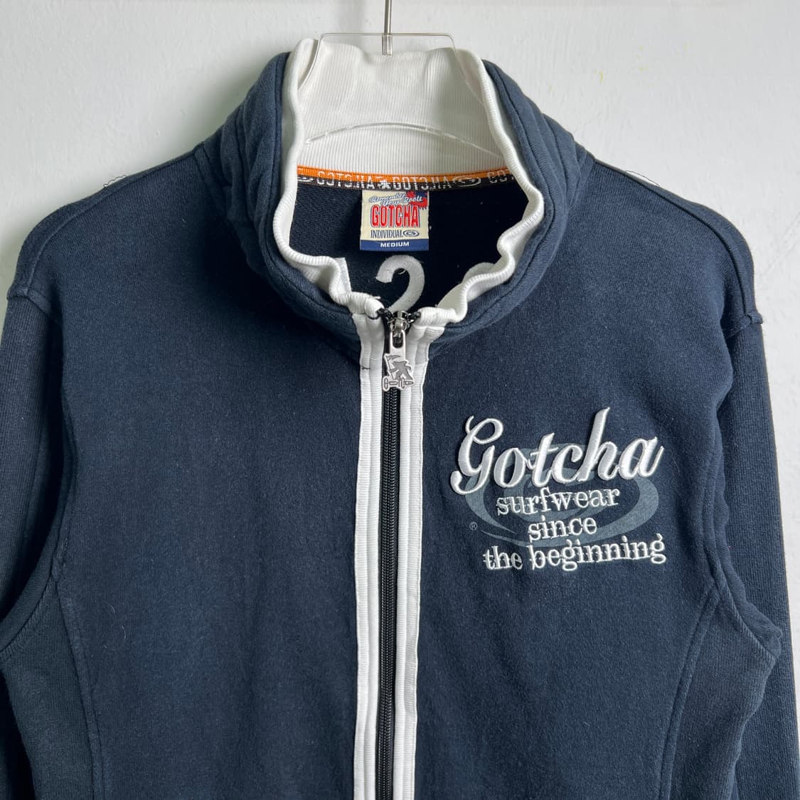 Gotcha 갓챠 블랙 트랙 집업 자켓 M 상품이미지4