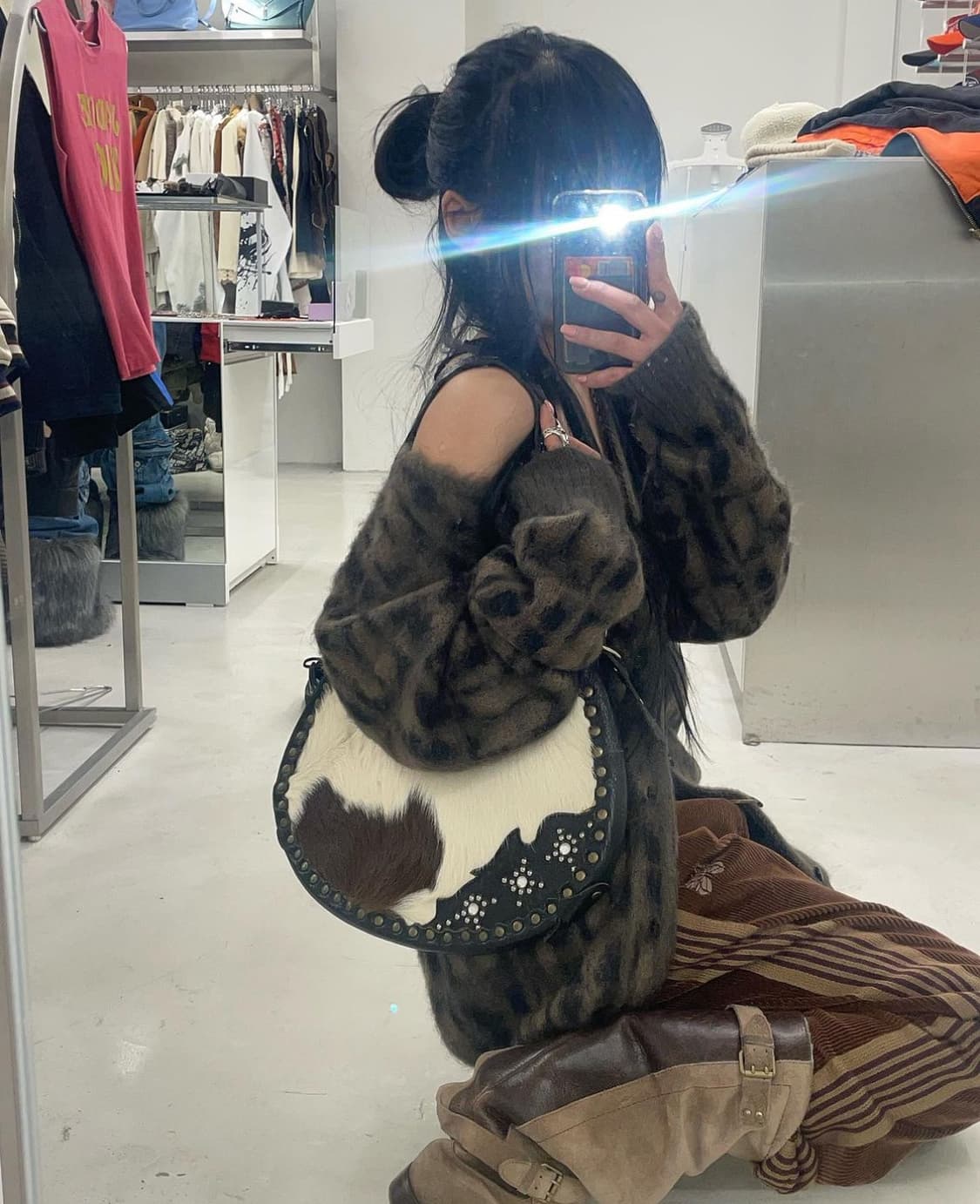 니들스 needles 모헤어 가디건 빠삐용 S 상품이미지2