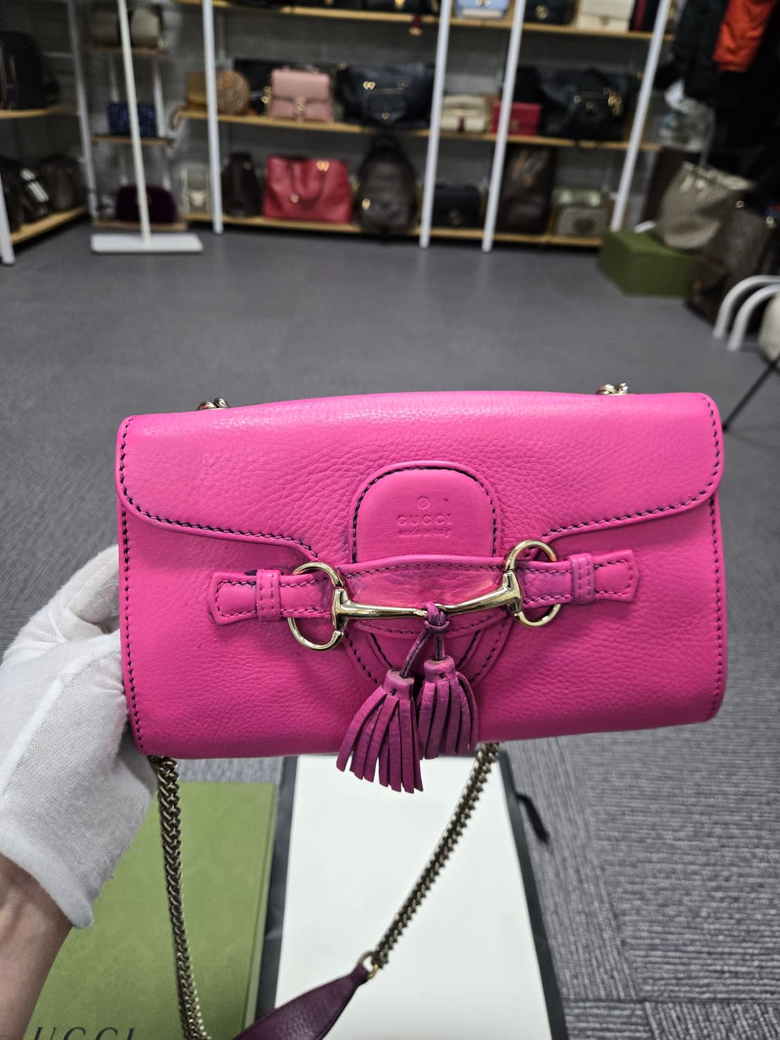 [특가][정품] 구찌 홀스빗 체인 크로스백 상품이미지2