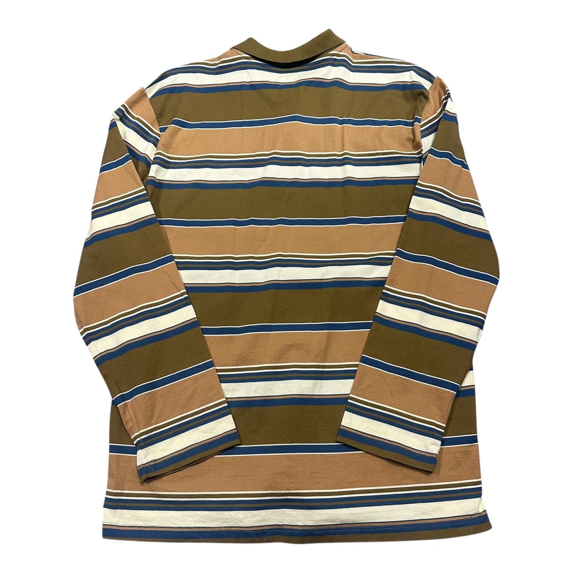 ✨ (바배) 미우미우 스트라이프 폴로 셔츠 카라 롱슬리브  상품이미지2