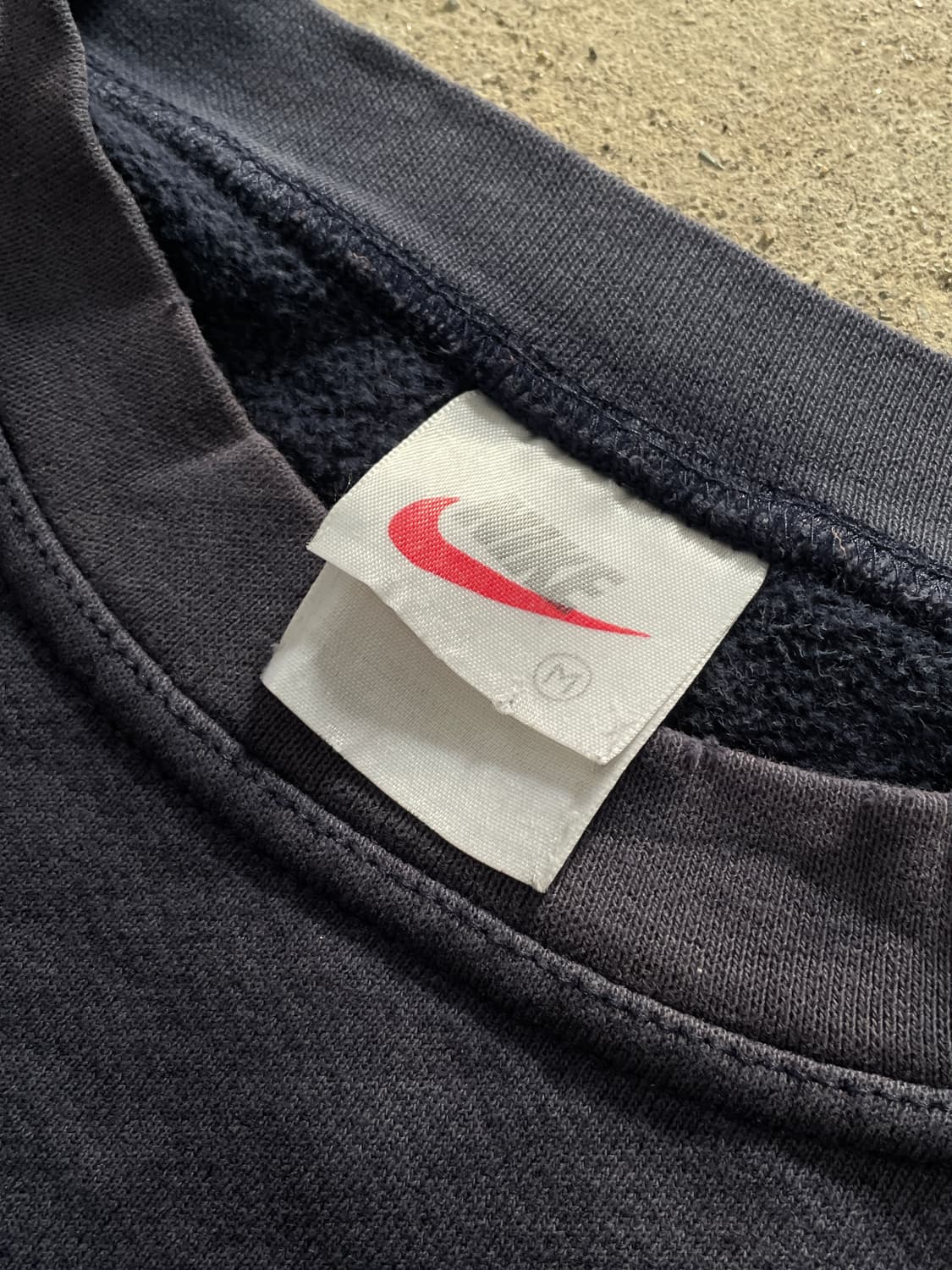 USA Made)90s Nike Swoosh Faded Navy 상품이미지6