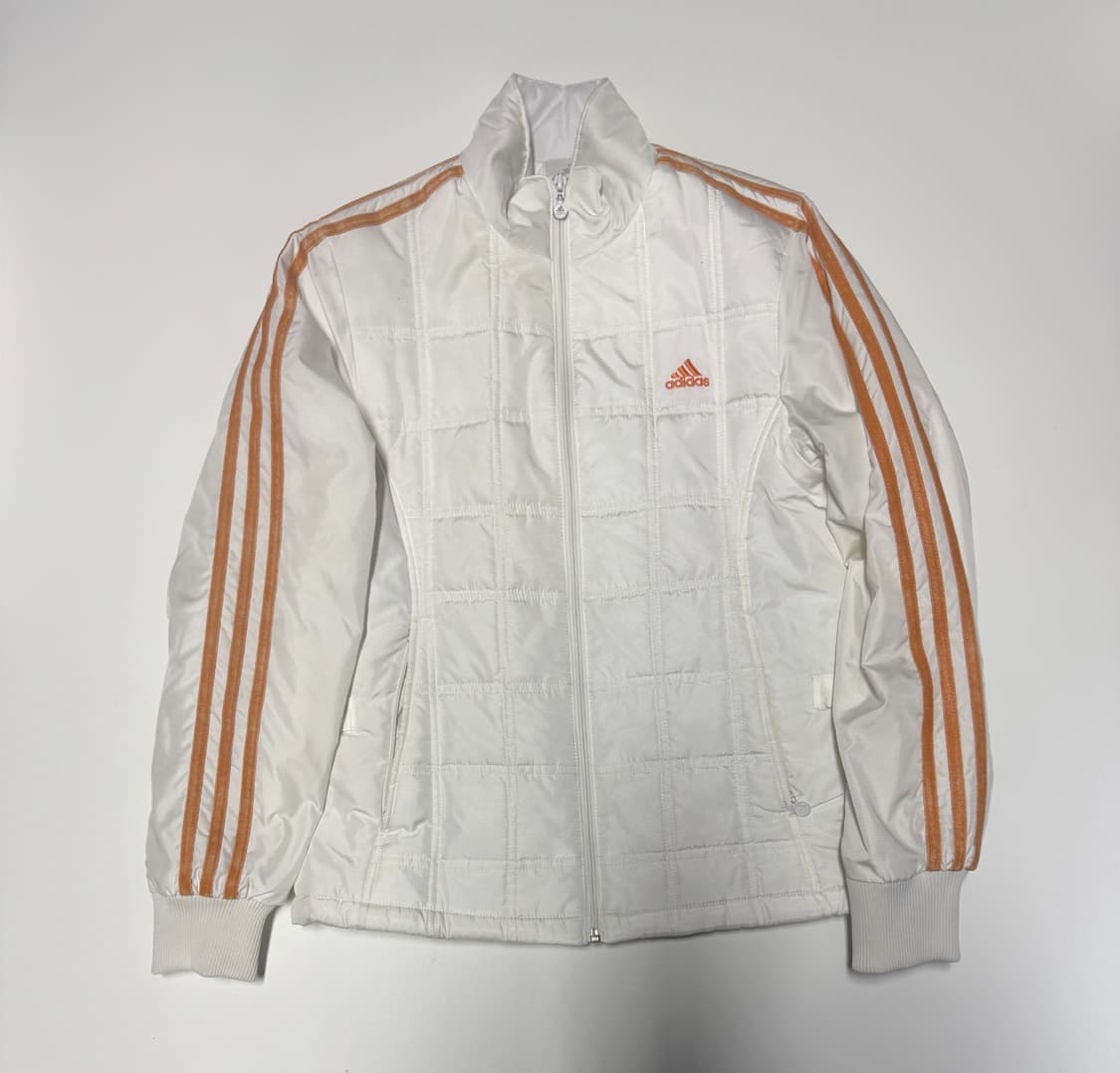 희귀! 여성 아디다스 패티드 퀄팅 경량 패딩 자켓 S 상품이미지1