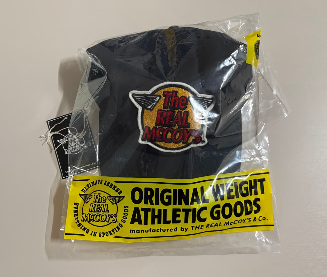 더리얼맥코이 로고 베이스볼 캡 모자 (네이비) 상품이미지1