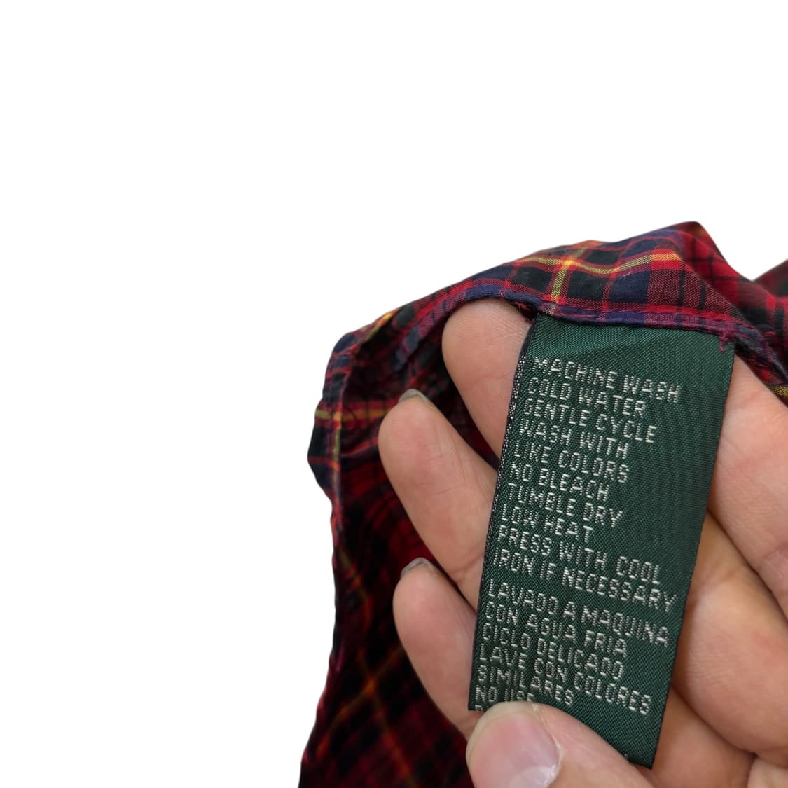 랄프 로렌 우먼 크라운 로고 체크 셔츠 상품이미지4