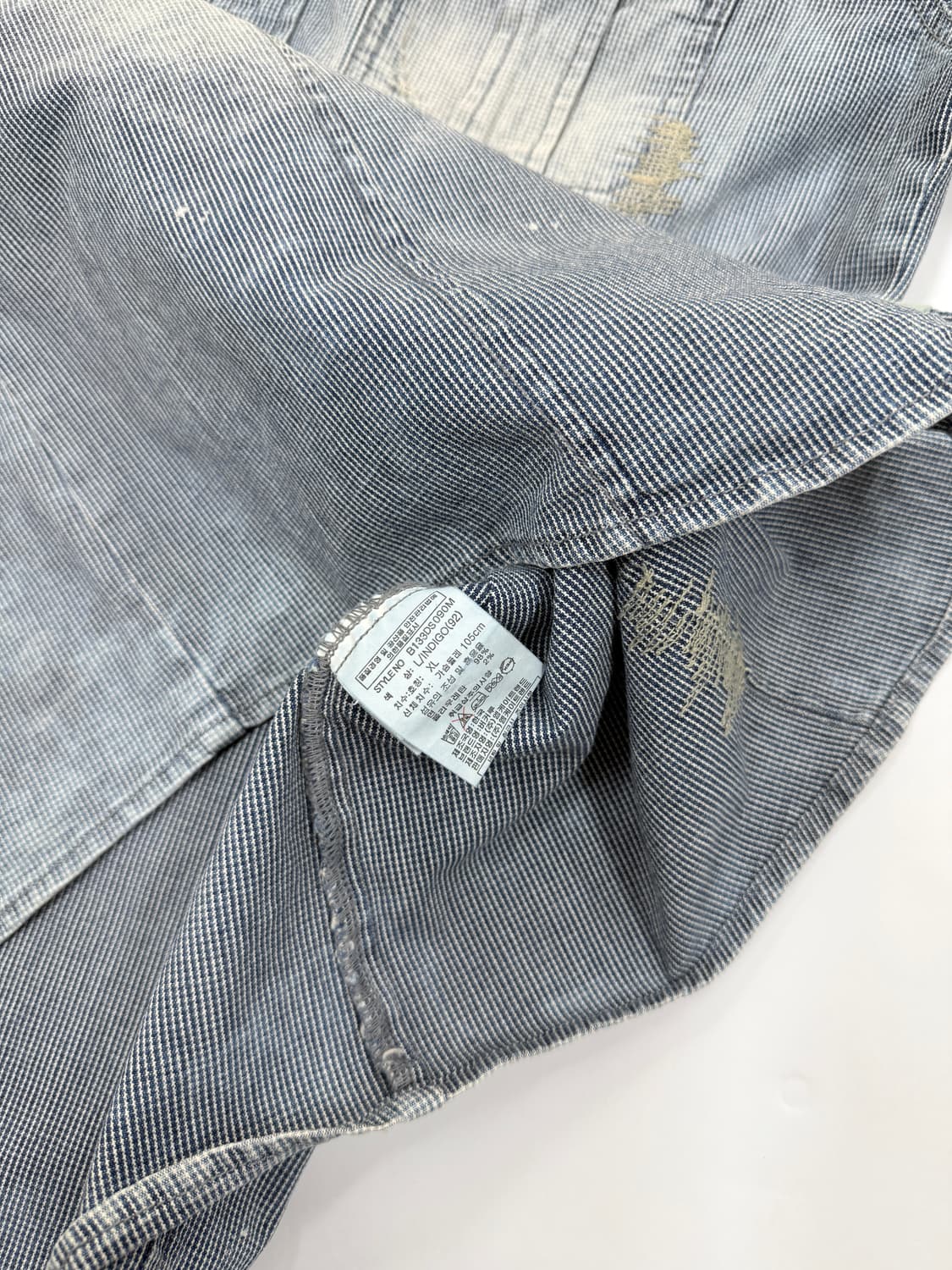 BUCKAROO 빈티지 워싱 웨스턴 데님 셔츠 상품이미지5