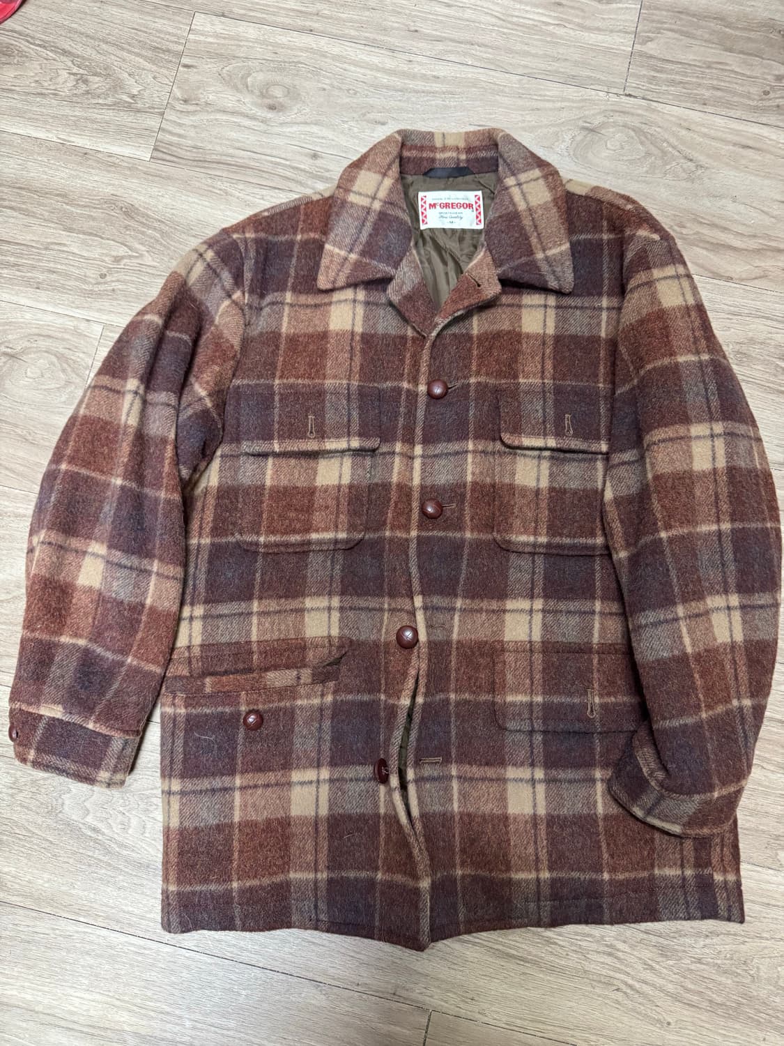 80s 맥그리거 일본판 울 헌팅자켓 필드자켓 상품이미지1
