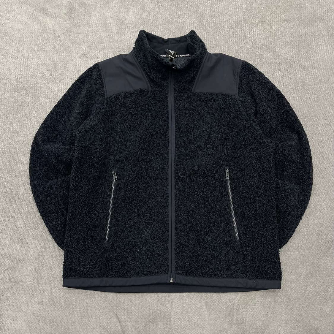 XL 언더아머 블랙 플리스 집업 자켓 상품이미지1