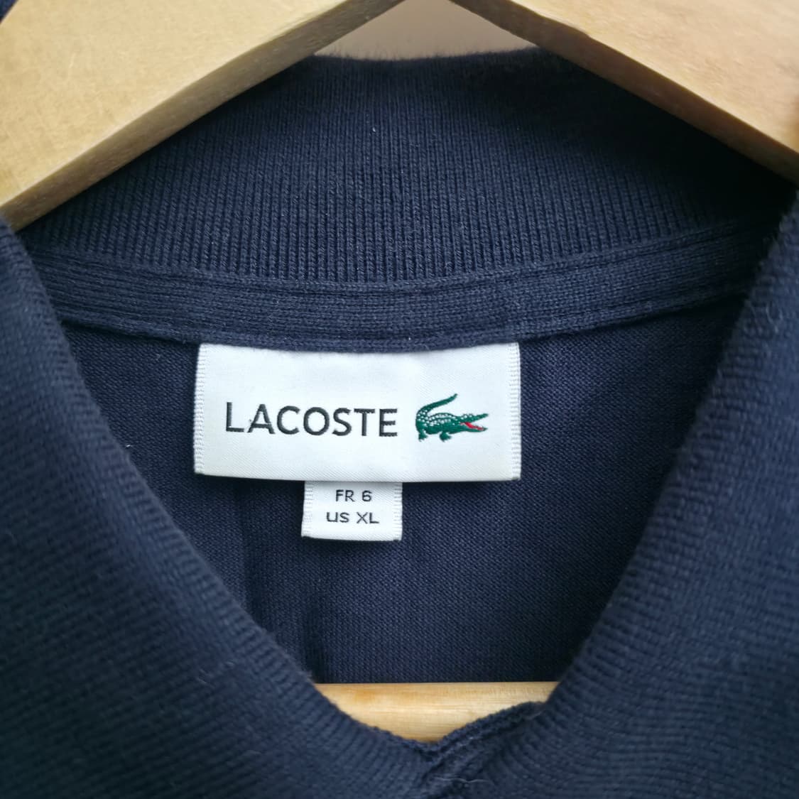 [XL] 라코스테 네이비 긴팔 카라티 상품이미지4