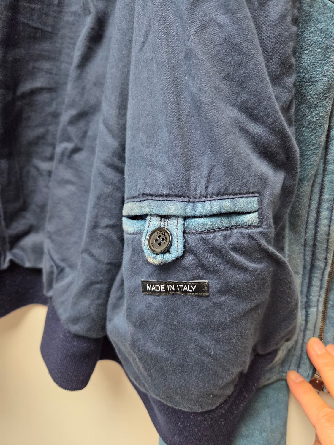 ST Duppont 블루종 소가죽 남성 자켓 상품이미지2