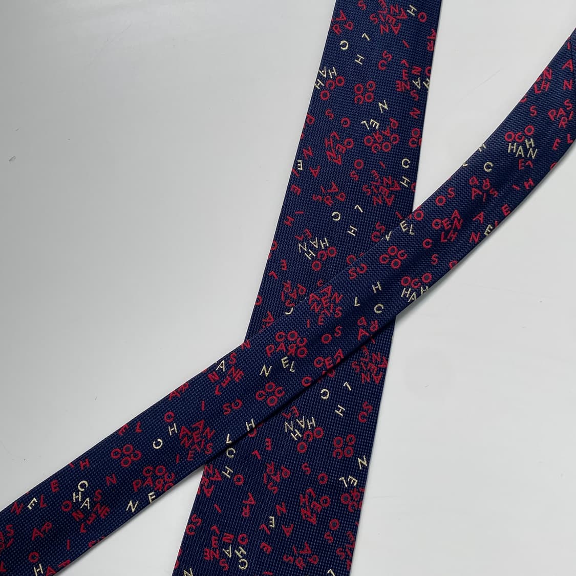 샤넬(CHANEL) 영문 모노그램 명품 정품 넥타이 상품이미지4