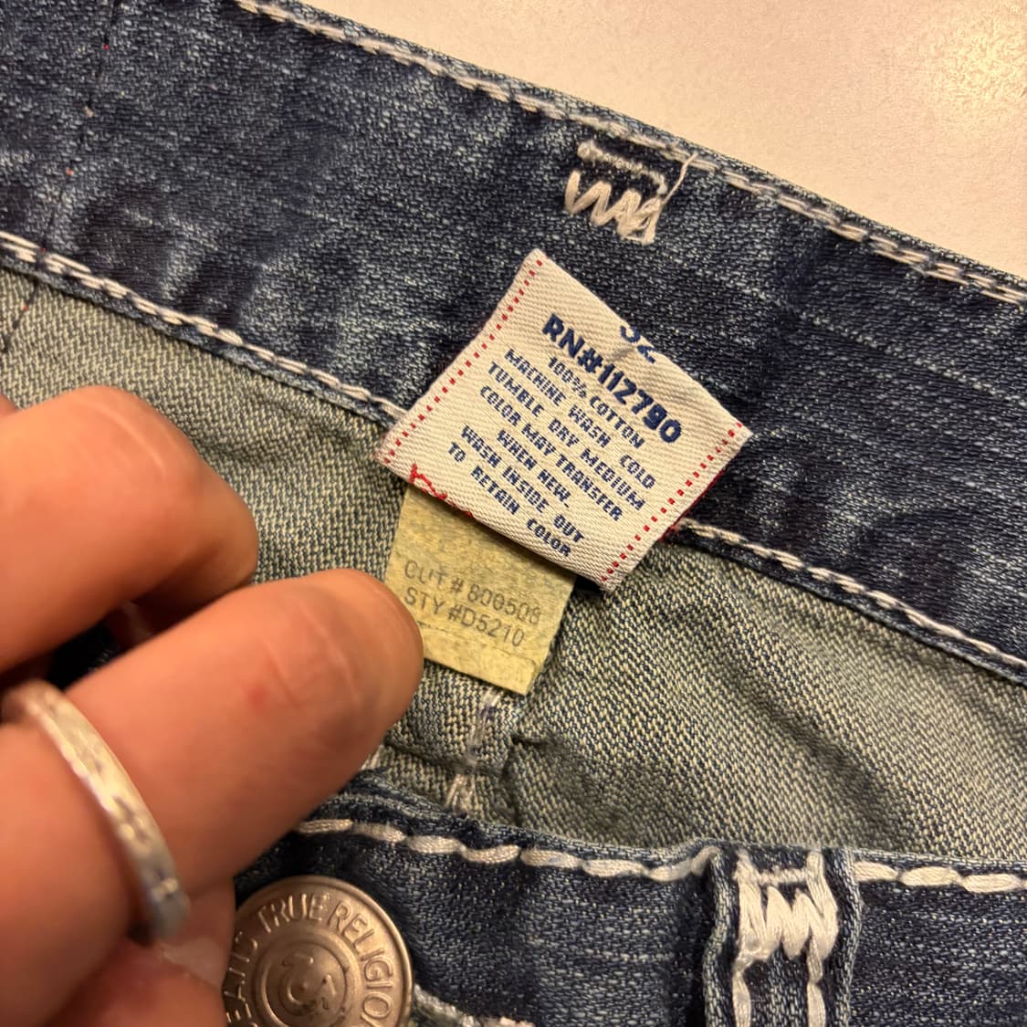 [32] 트루릴리젼 조이 데님 청바지 팬츠 D13 상품이미지9