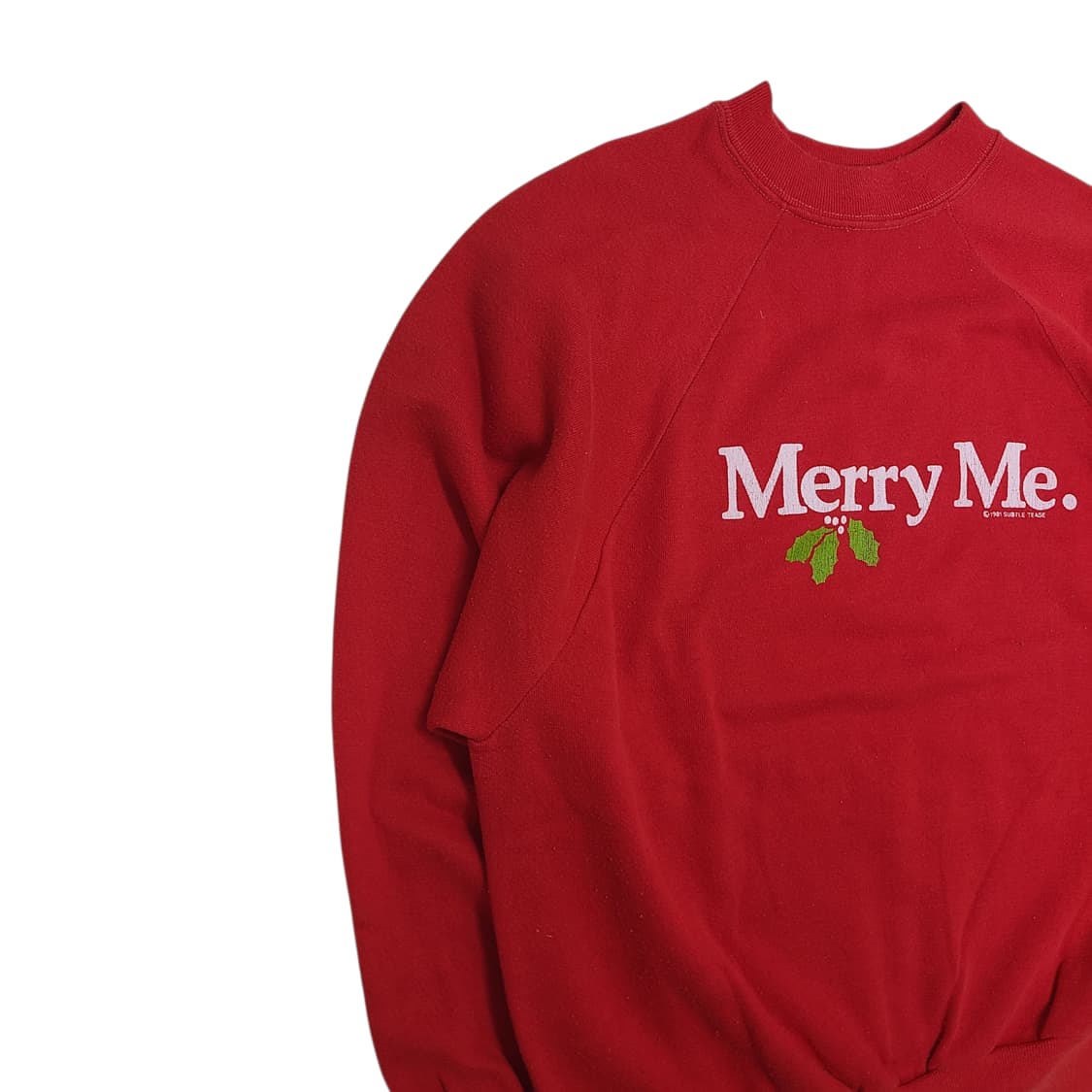 '80~'90s Sportswear Red Merry me 스웻셔츠 상품이미지3