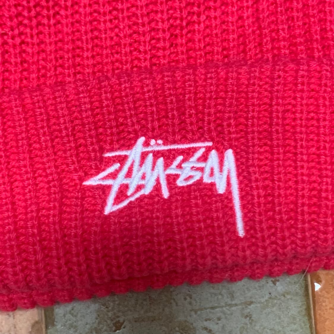 스투시 스톡 커프 비니 핑크 상품이미지2