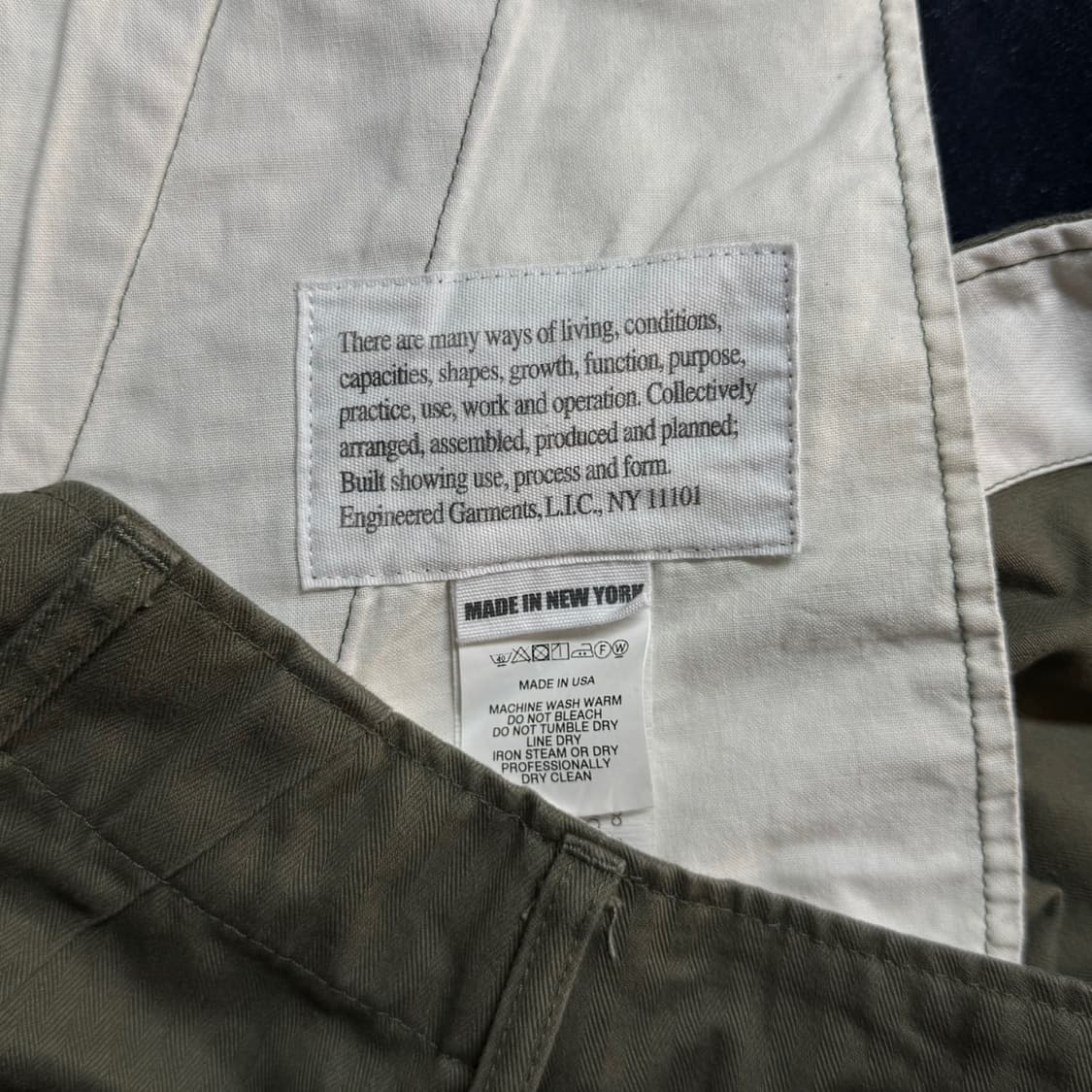 [29] 엔지니어드 가먼츠 헤링본 HBT 팬츠  와이드바지 상품이미지8