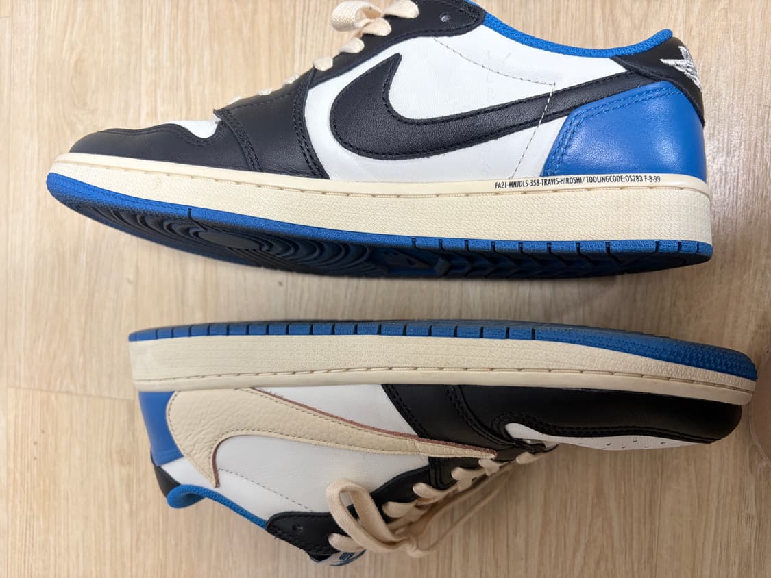 나이키 조던1로우 스캇 프라그먼트 265 상품이미지4