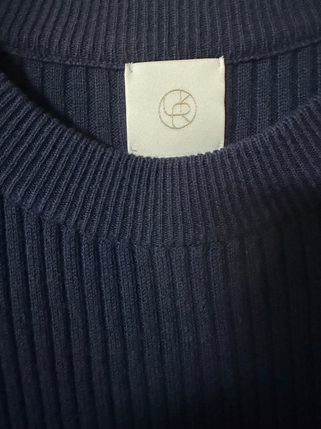 umer 유메르 디에나 니트 원피스 네이비 상품이미지5