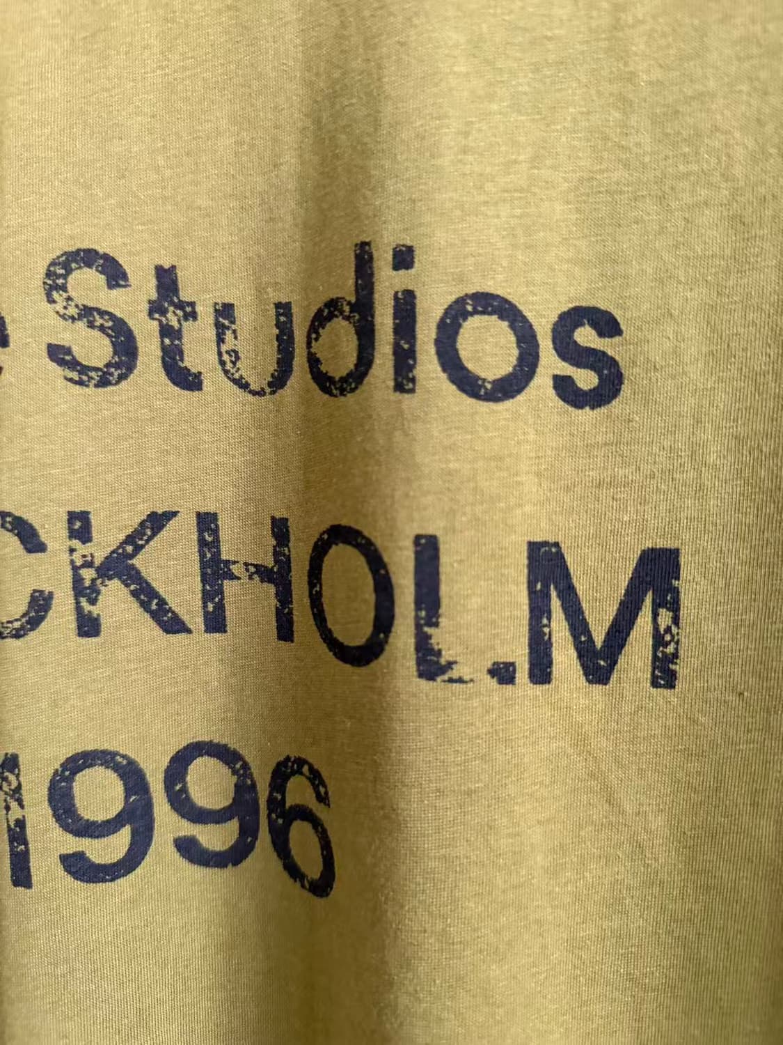 아크네 스튜디오 로고 티셔츠 페이드 상품이미지3