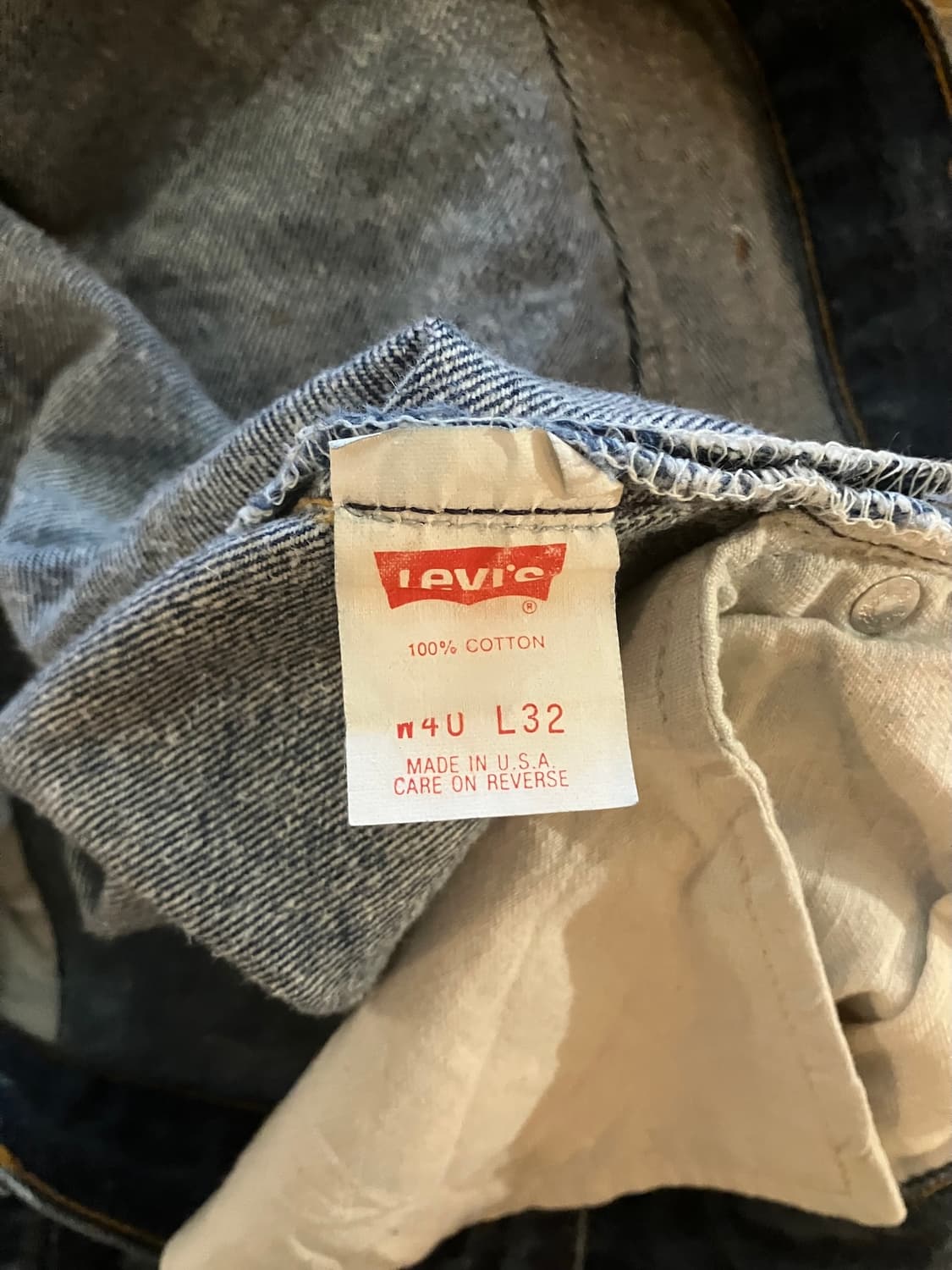 80s USA 빈티지 리바이스 501xx 데님 팬츠 상품이미지9