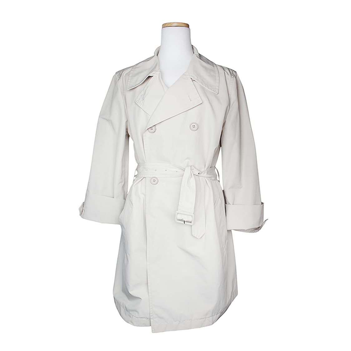 프라다 오트밀 더블버튼 트렌치코트 44 상품이미지1