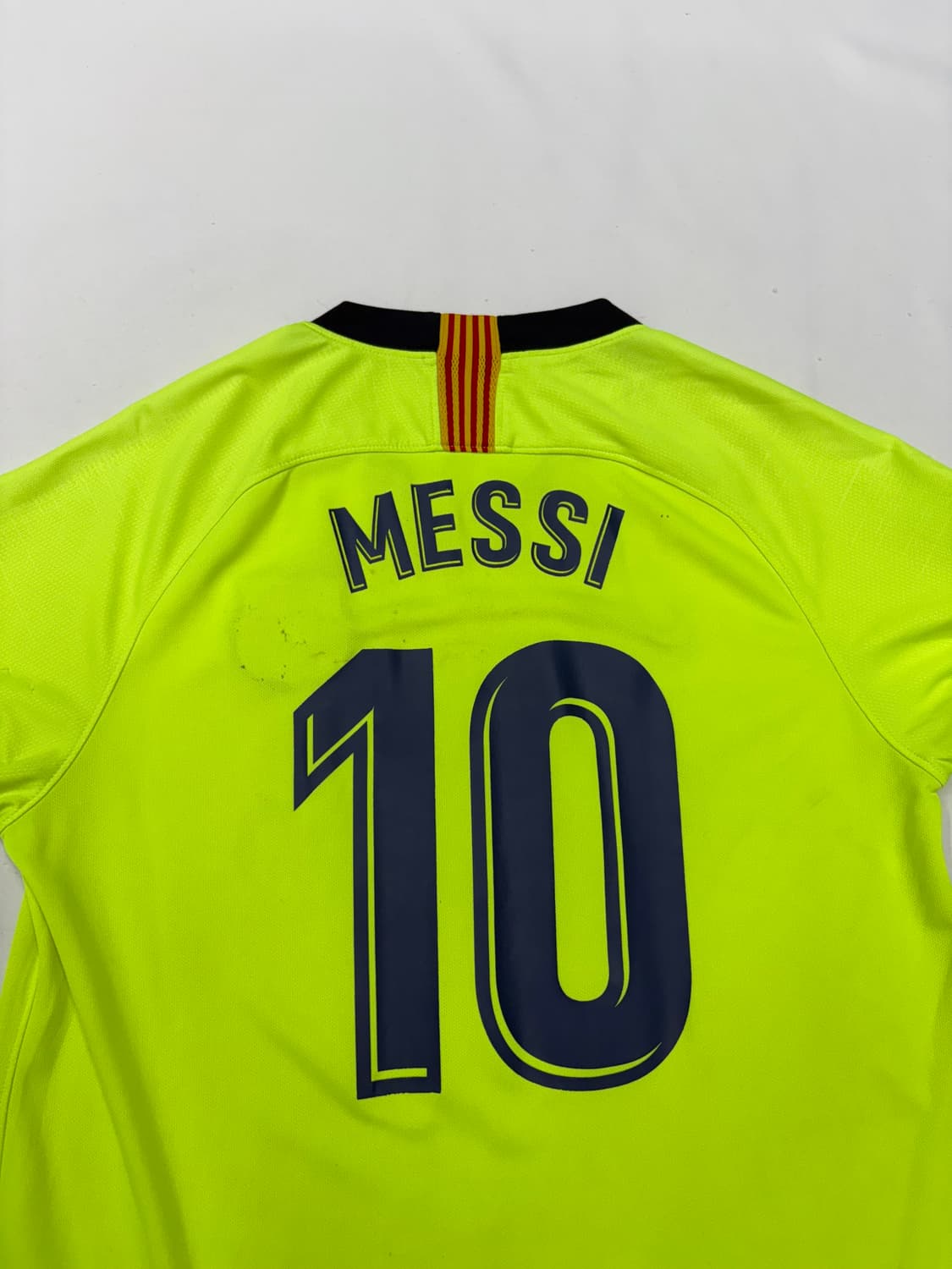 18 19 나이키 FC 바르셀로나 메시 어웨이 브레스 스타디움 축구 져지 상품이미지2