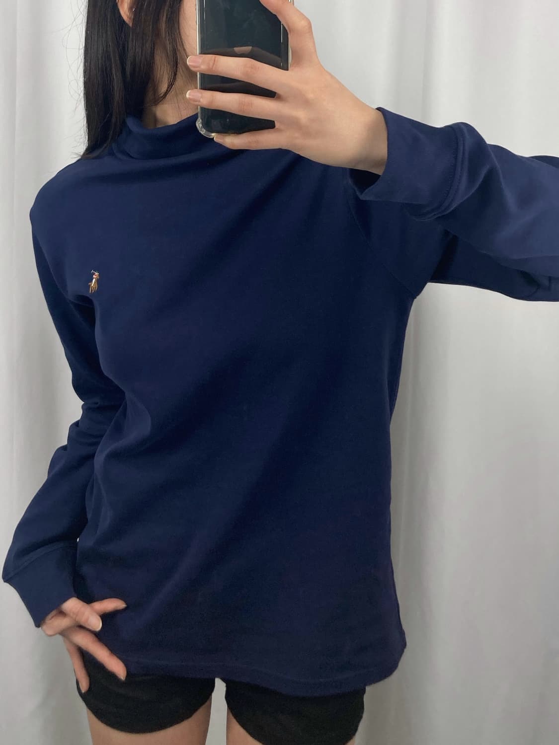 폴로 네이비 터틀넥 상품이미지2