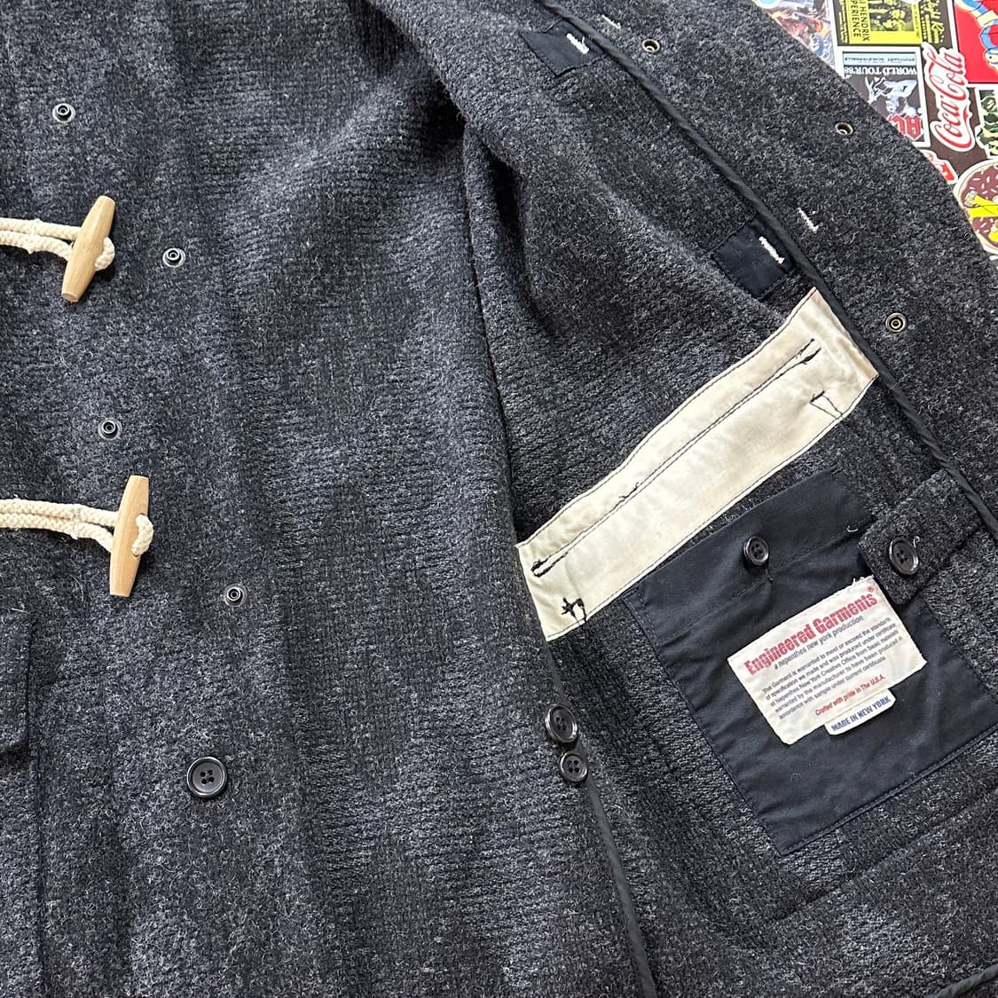 FWK 엔지니어드 가먼츠 아가일 울 더플 코트 2 상품이미지6