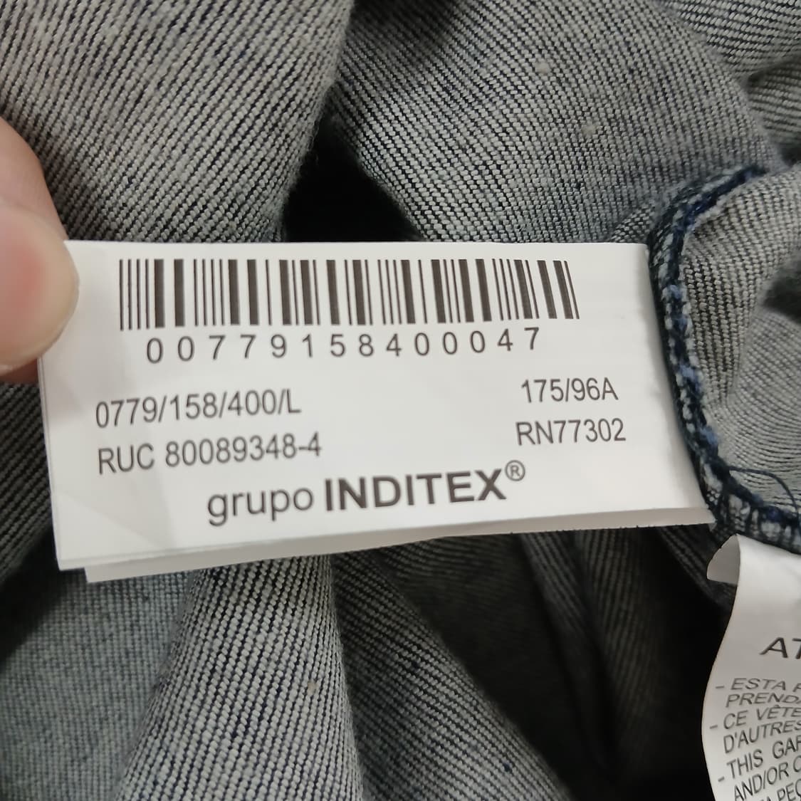 자라 데님 롱 원피스 블루 상품이미지8