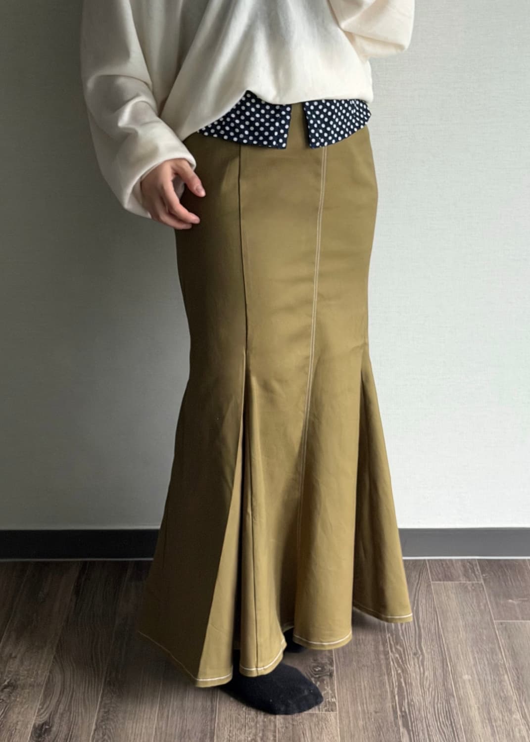olive skirt 상품이미지1