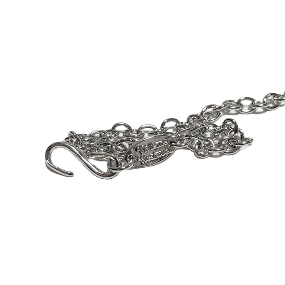 비비안 웨스트우드 아카이브 화이트 진주펄 orb 팬던트 목걸이 상품이미지8