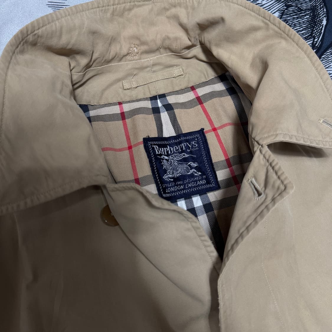 버버리 코트 남성 95-100 적당  상품이미지3