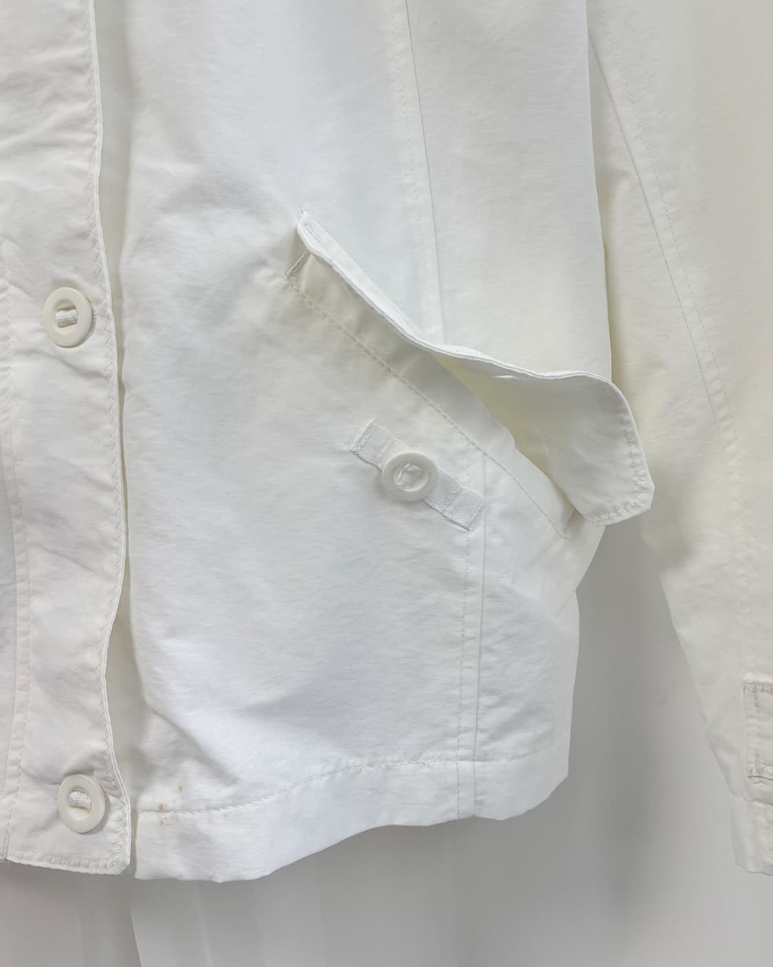 LAND'S END off-white hoodie windbreaker  상품이미지5