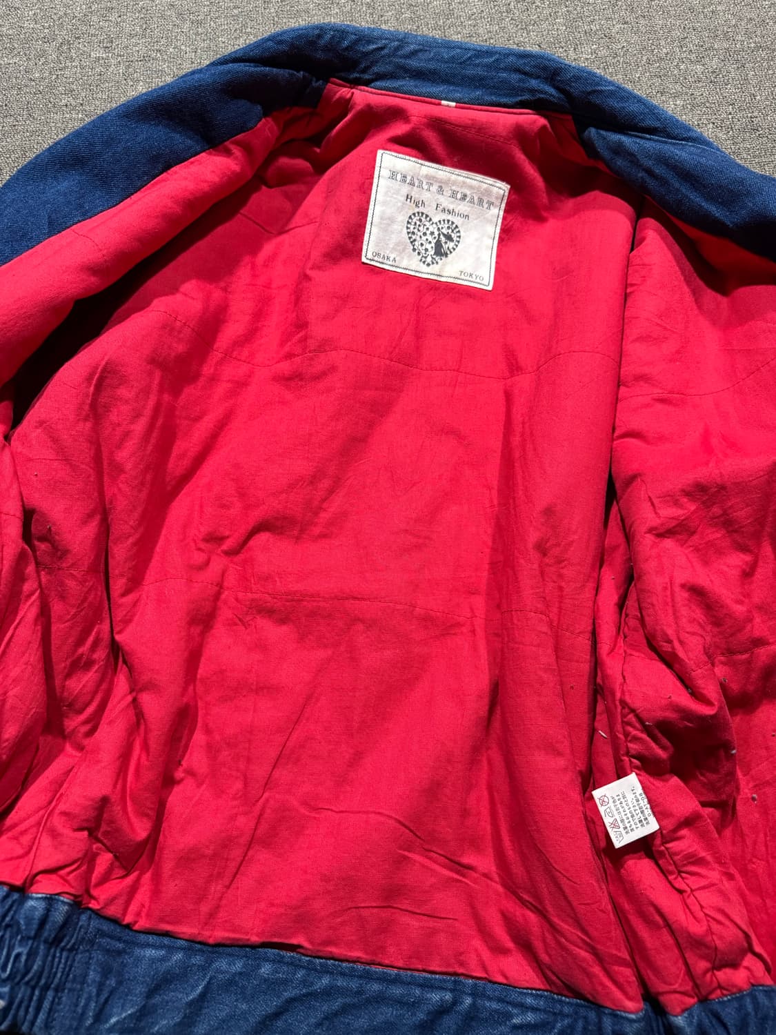 Vintage 빈티지 3pocket 데님 블루종 상품이미지3