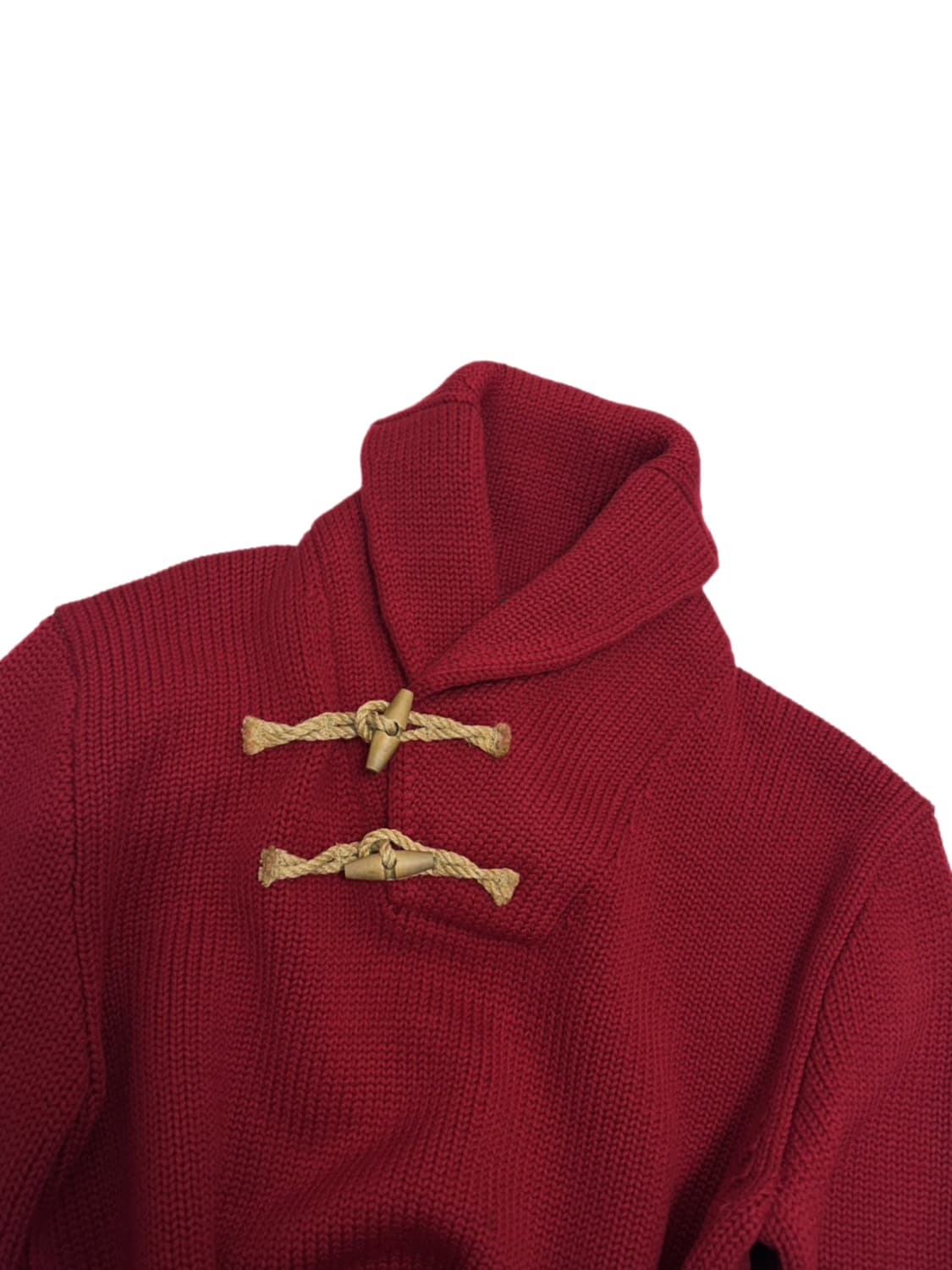 폴로 떡볶이 숄카라 울 니트 상품이미지2