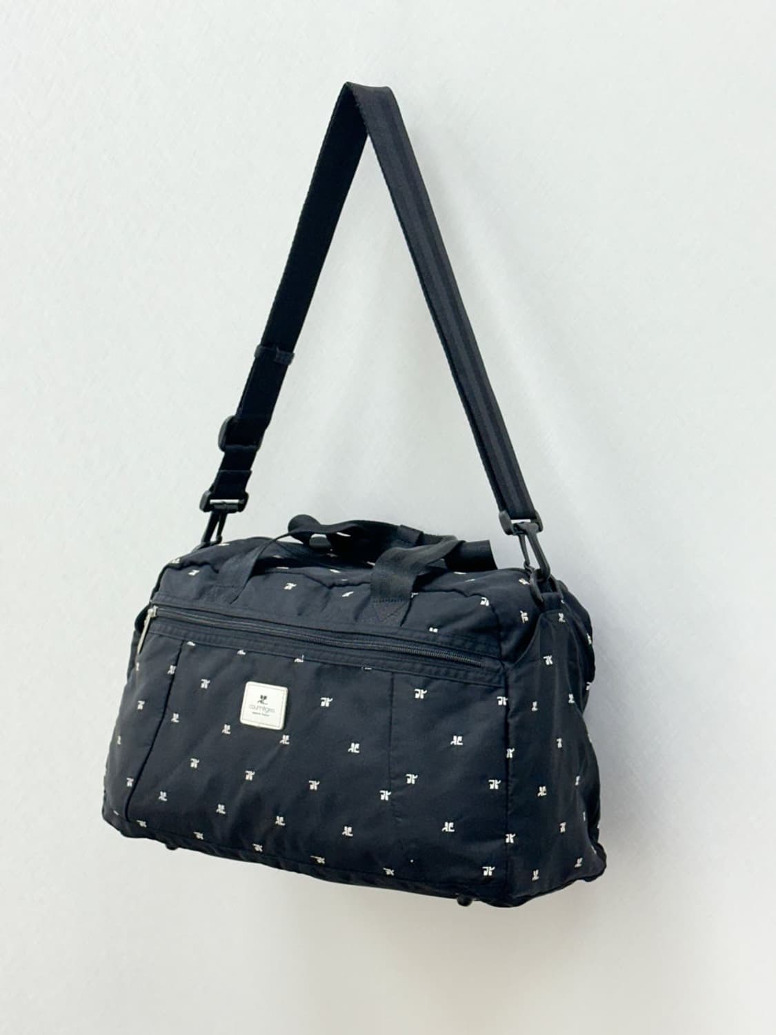 courreges / 꾸레쥬 블랙 로고 보스턴백  상품이미지2