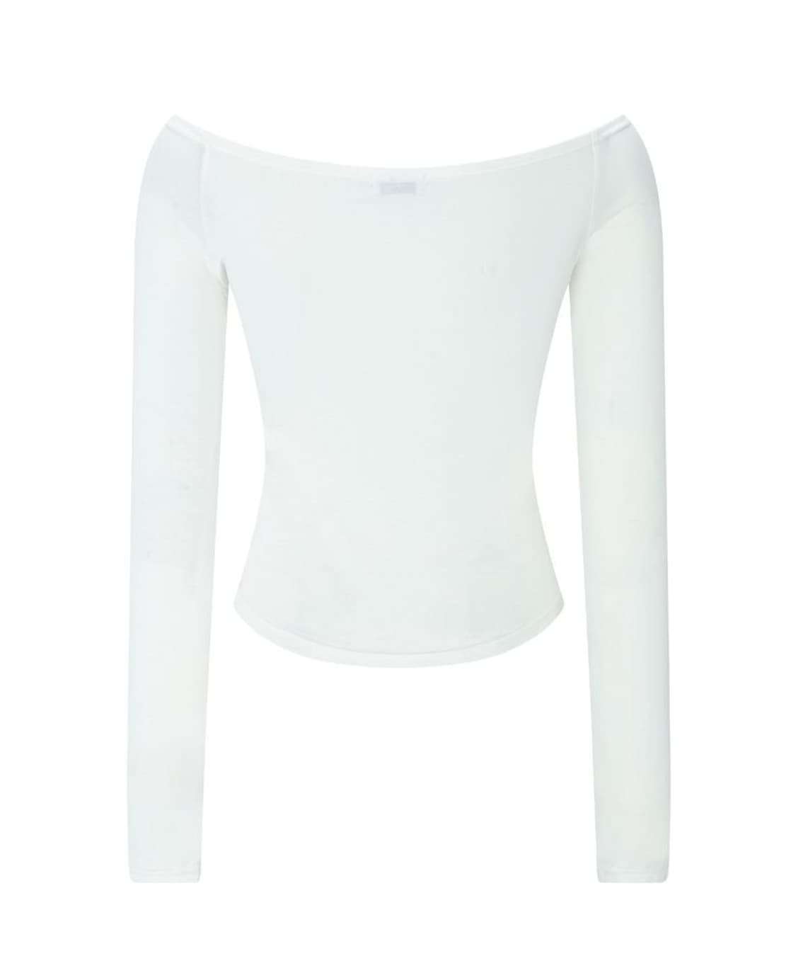 플리즈노팔로우 키라 스톤 롱슬리브 탑 화이트 상품이미지3